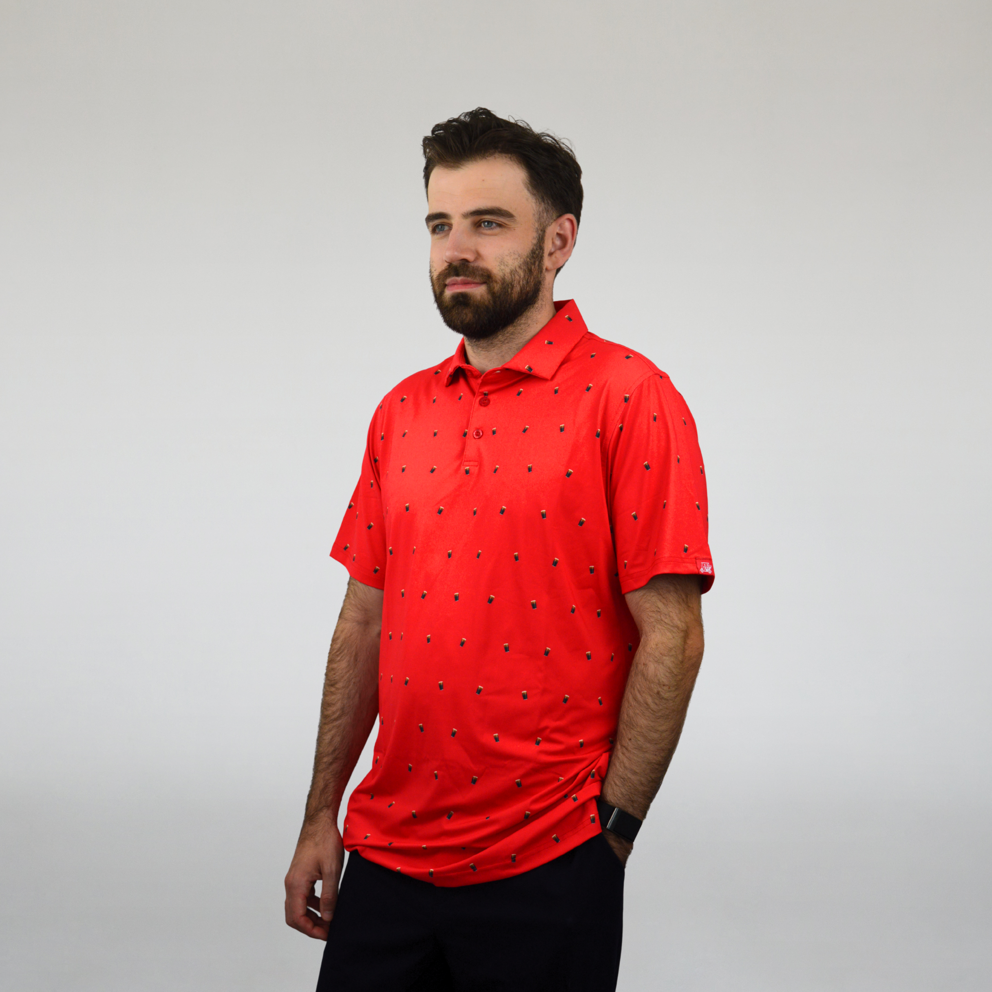 SPLIT THE G POLO - SCHWARZ