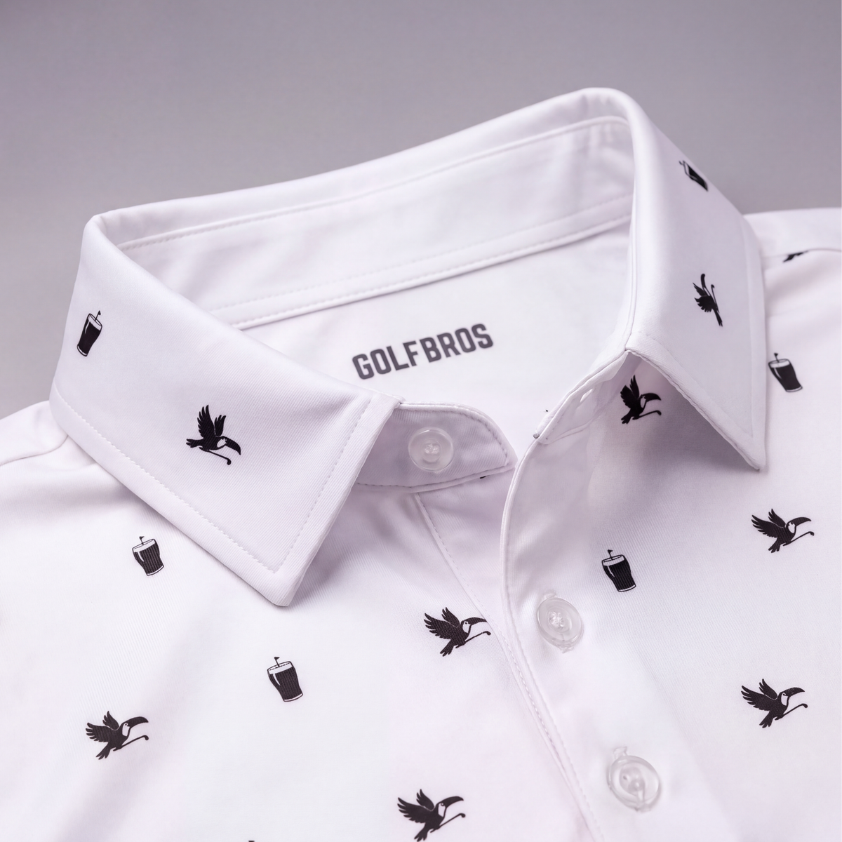 TOUCAN THIEF POLO - WHITE