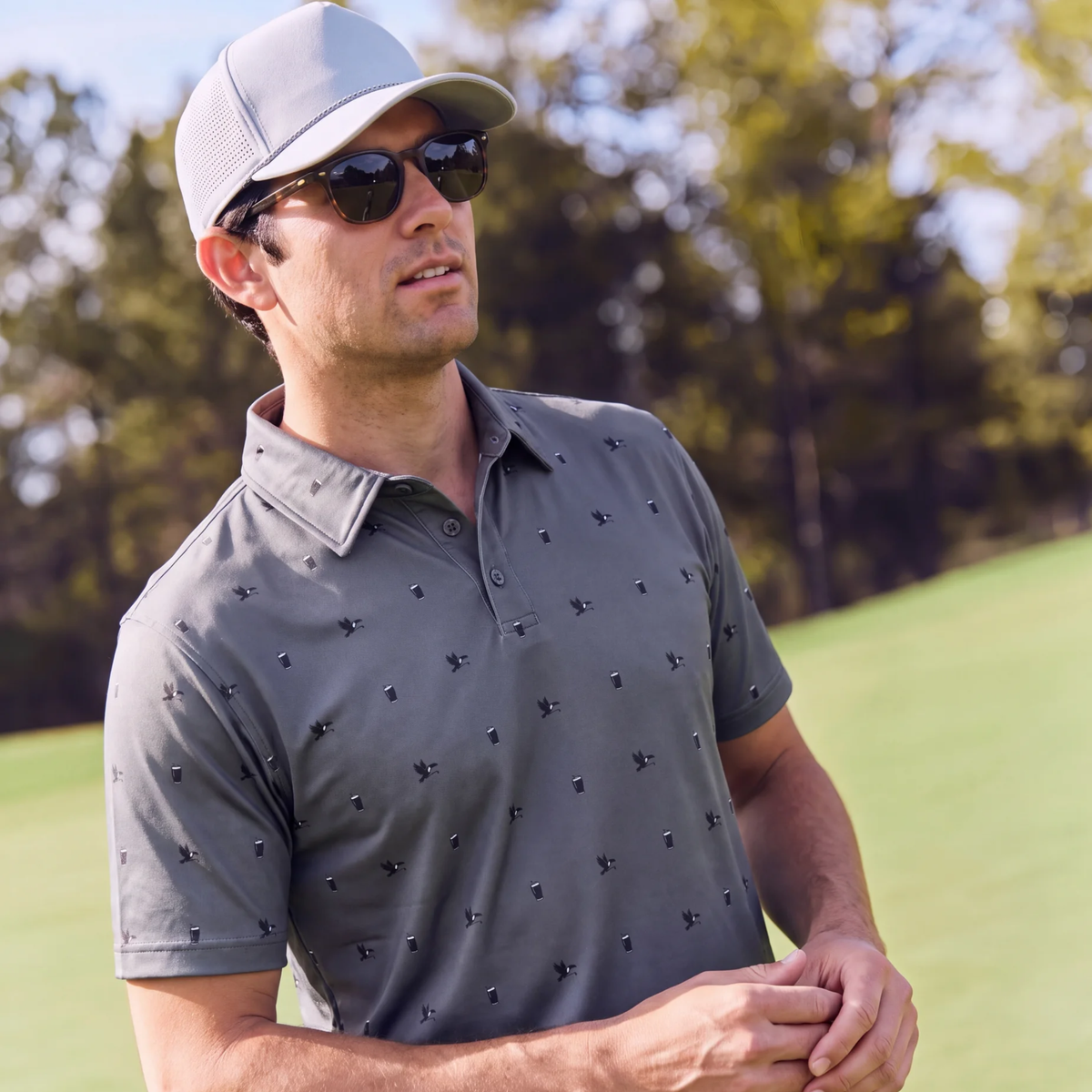 TOUCAN THIEF POLO - CARBON GREY