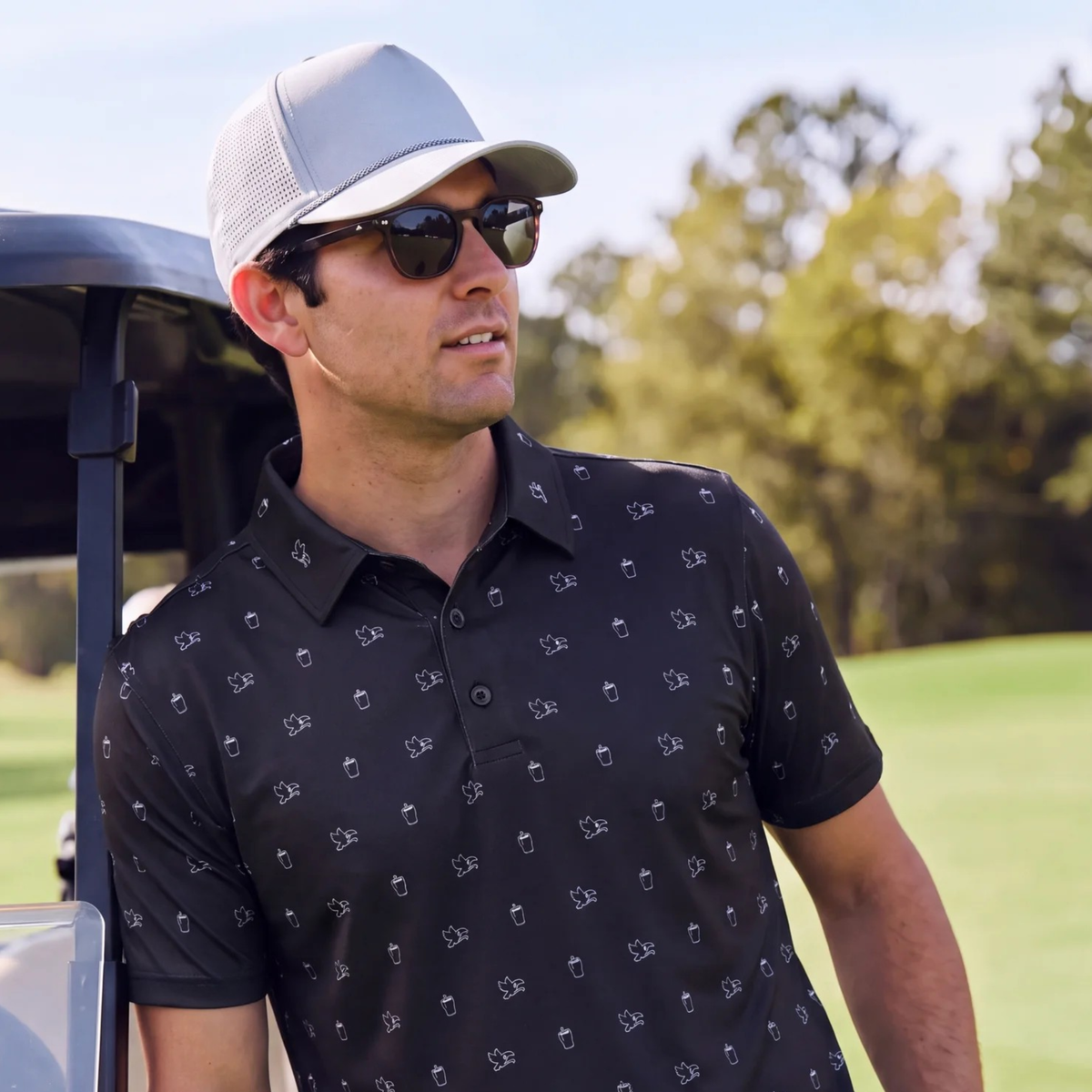 TOUCAN THIEF POLO - BLACK
