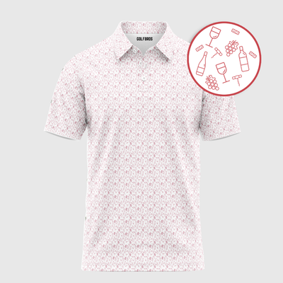 MERLOT CLUB POLO - WHITE