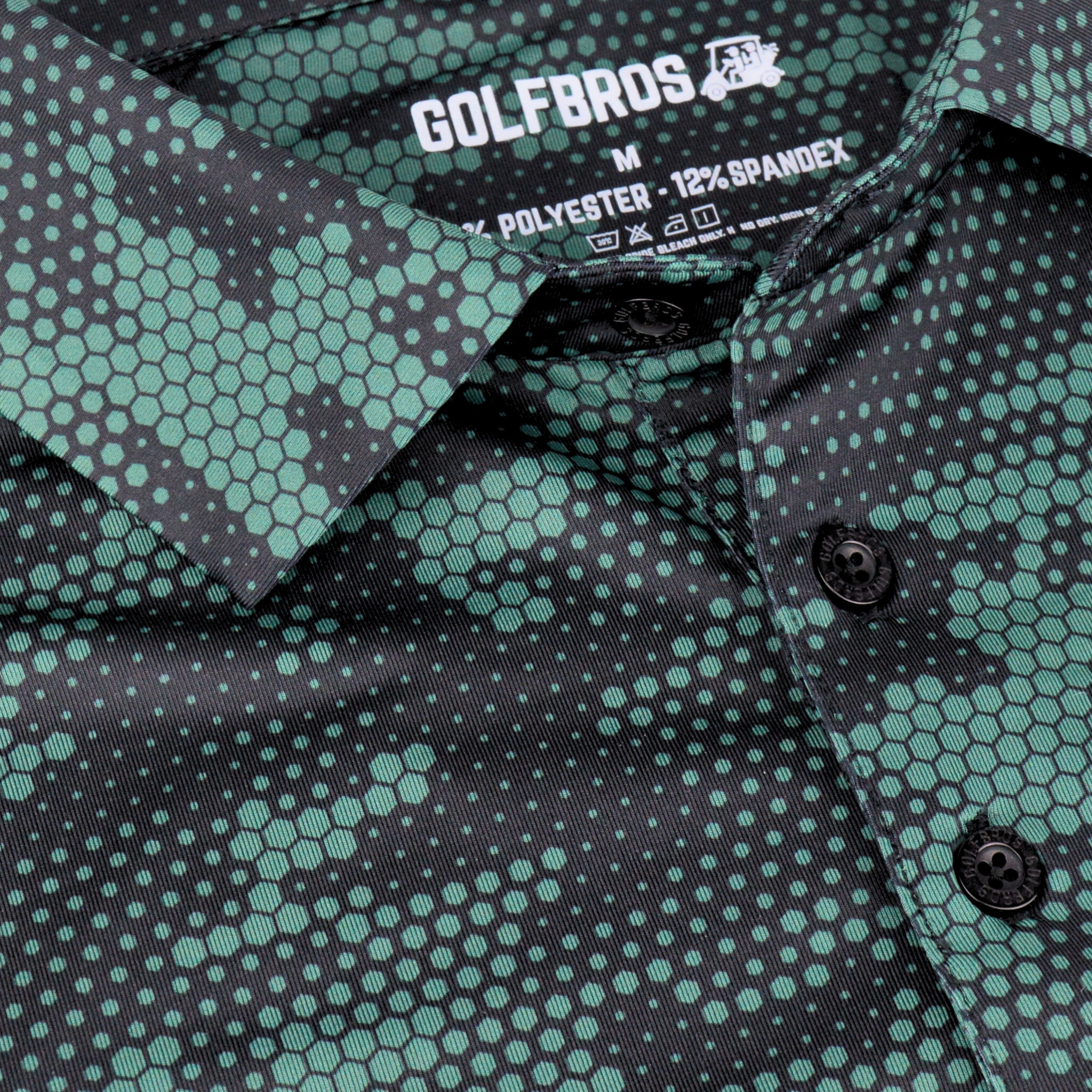 DIGITAL CAMO - WOODLAND GREEN POLO