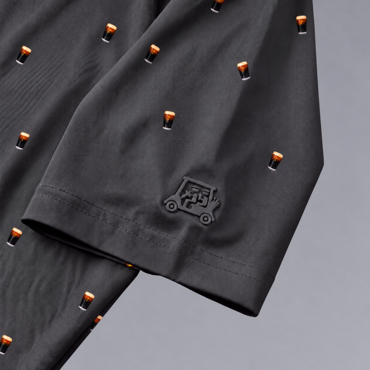 SPLIT THE G POLO - CARBON GREY