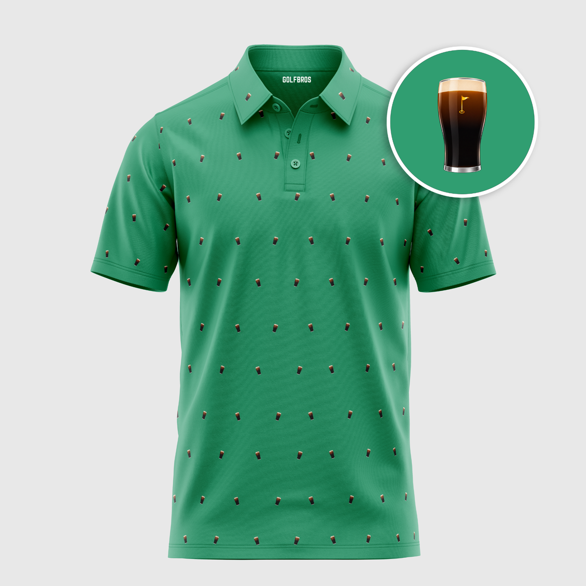 SPLIT THE G POLO - SCHWARZ