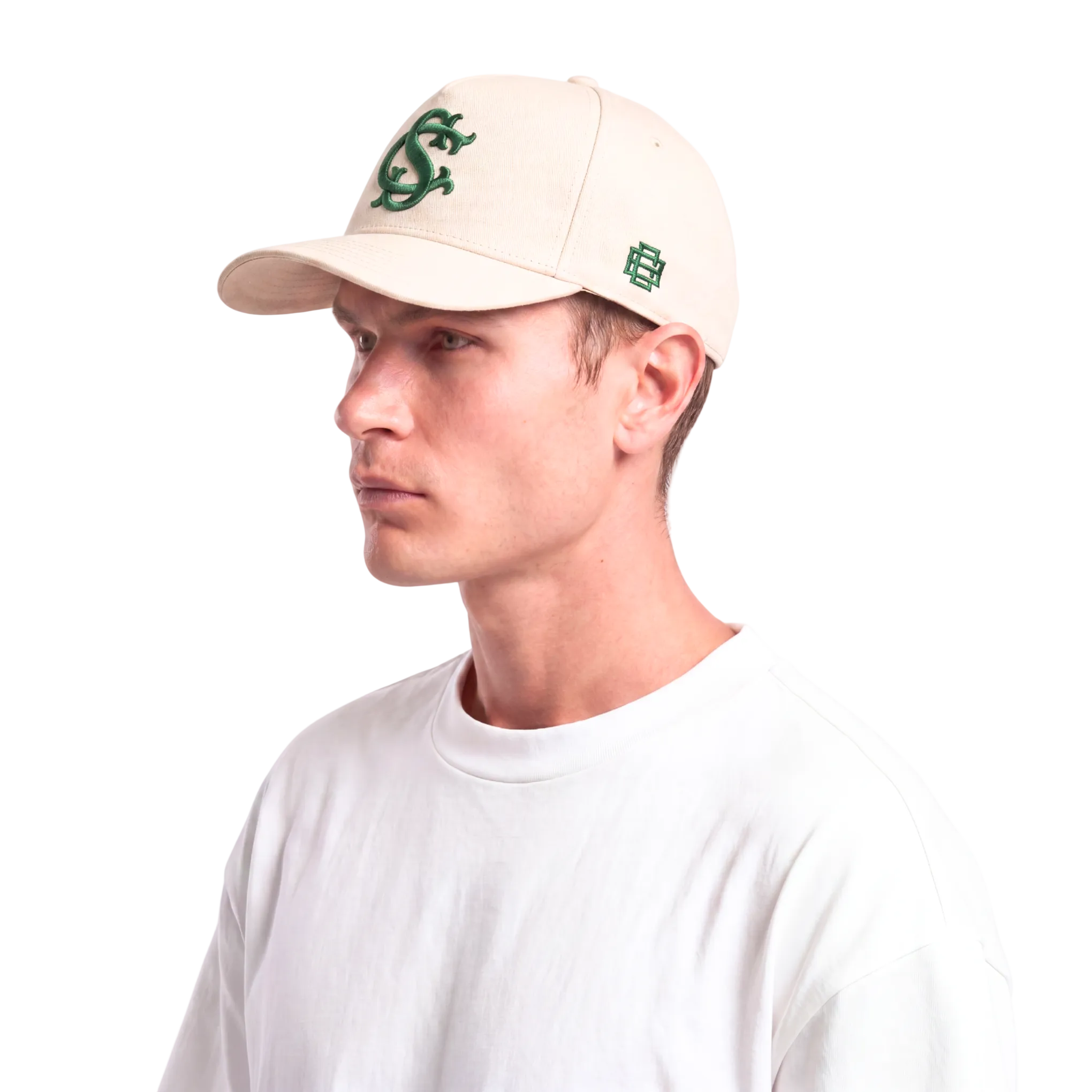 Sláinte Club Logo Cap - Natural/Forest Green