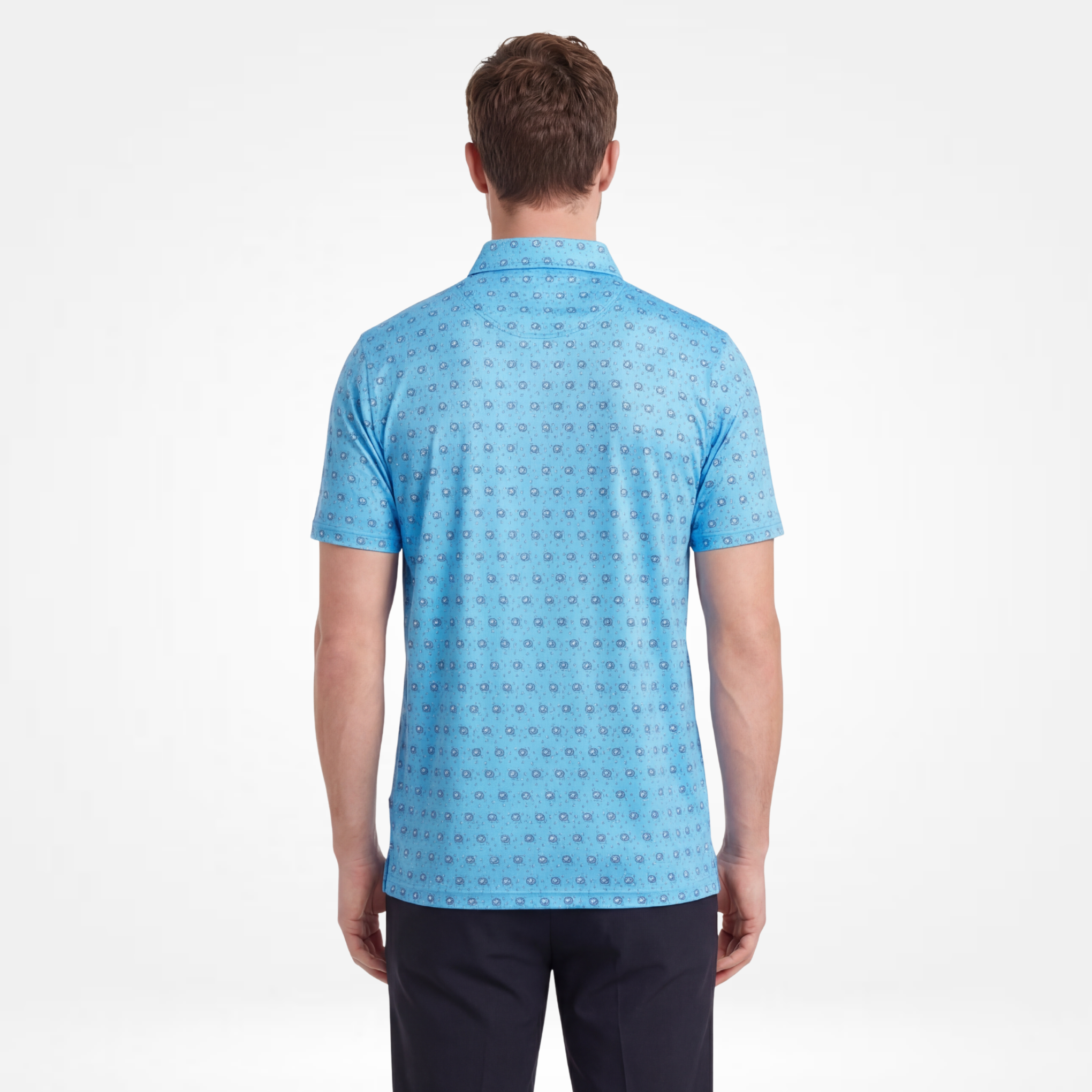 LIP PILLOW - BLUE POLO