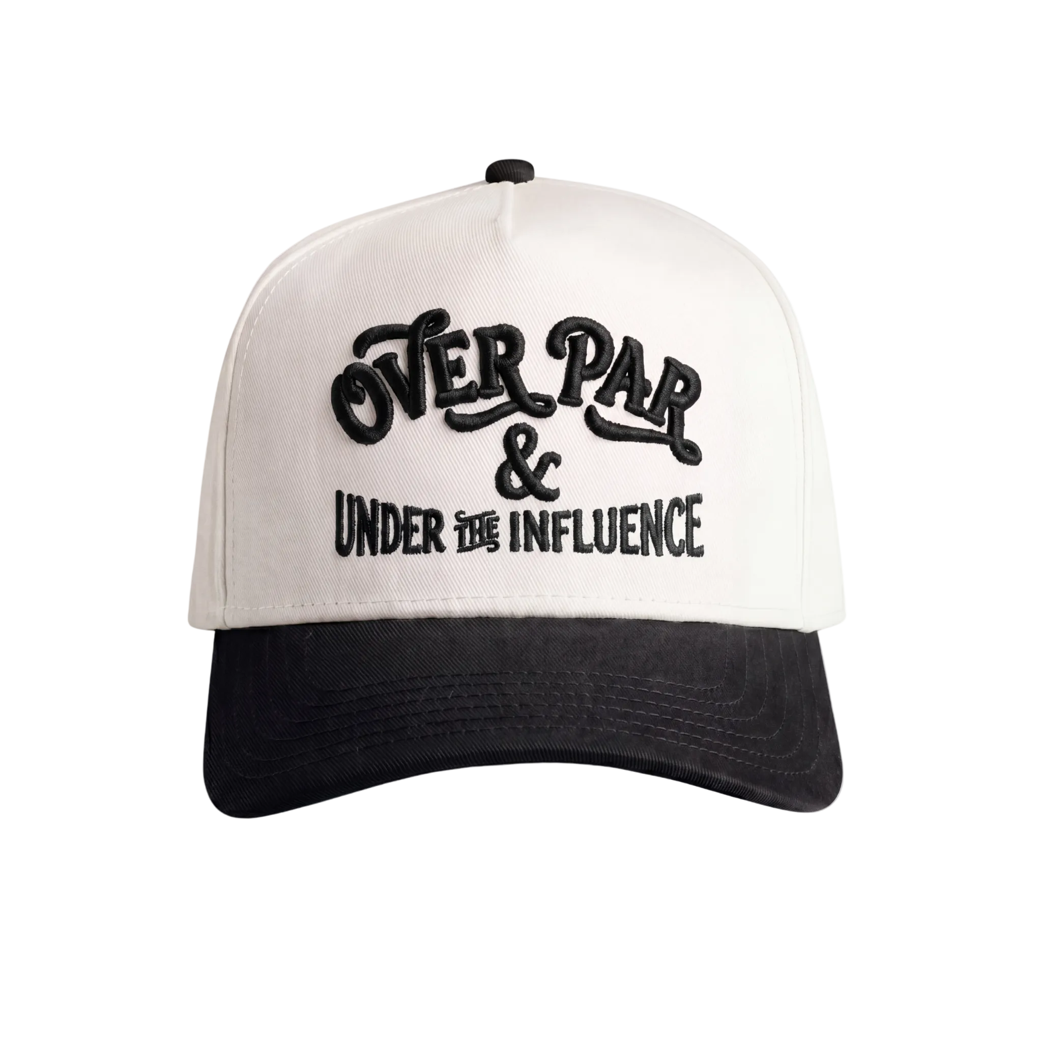 Over Par & Under The Influence Cap - Natural/Black