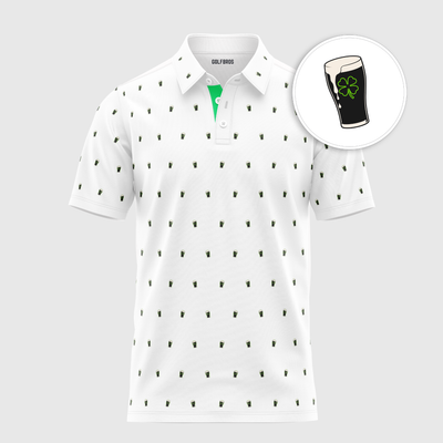 CREAMY CLOVER POLO - WHITE
