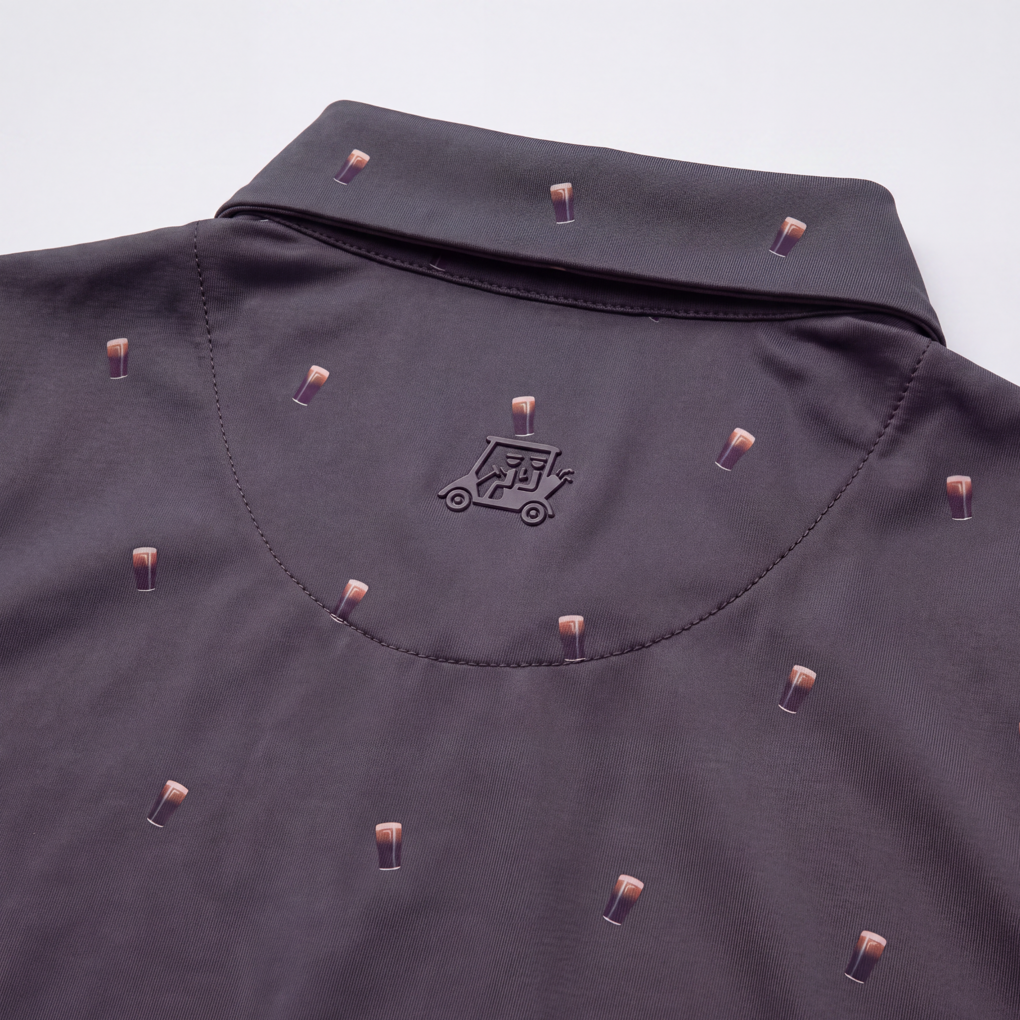 SPLIT THE G - CARBON GREY WOMENS POLO