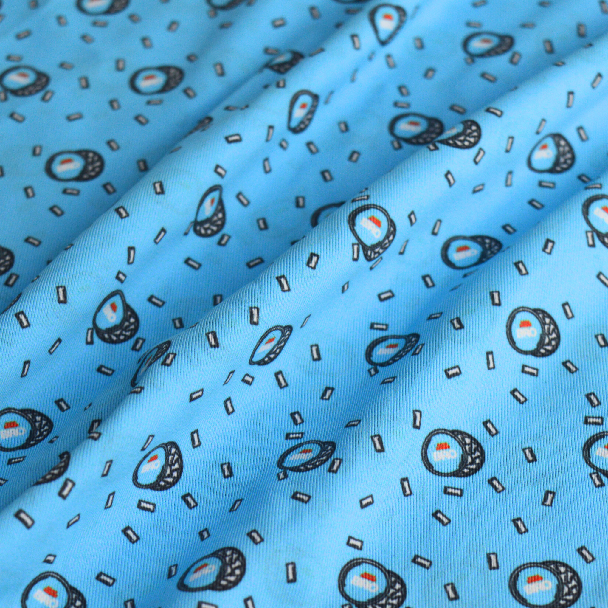 LIP PILLOW - BLUE POLO