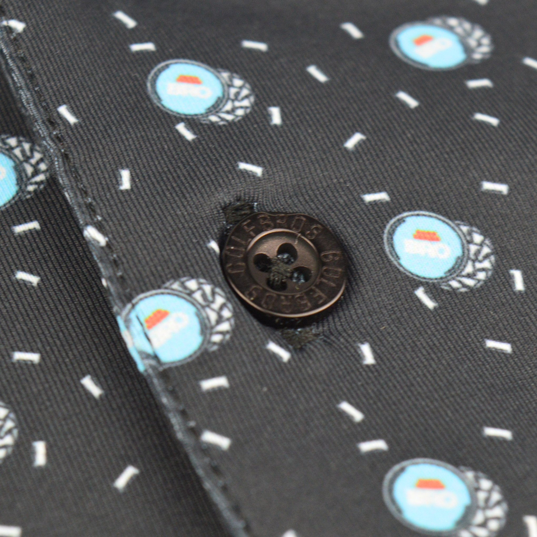 LIP PILLOW - BLACK POLO