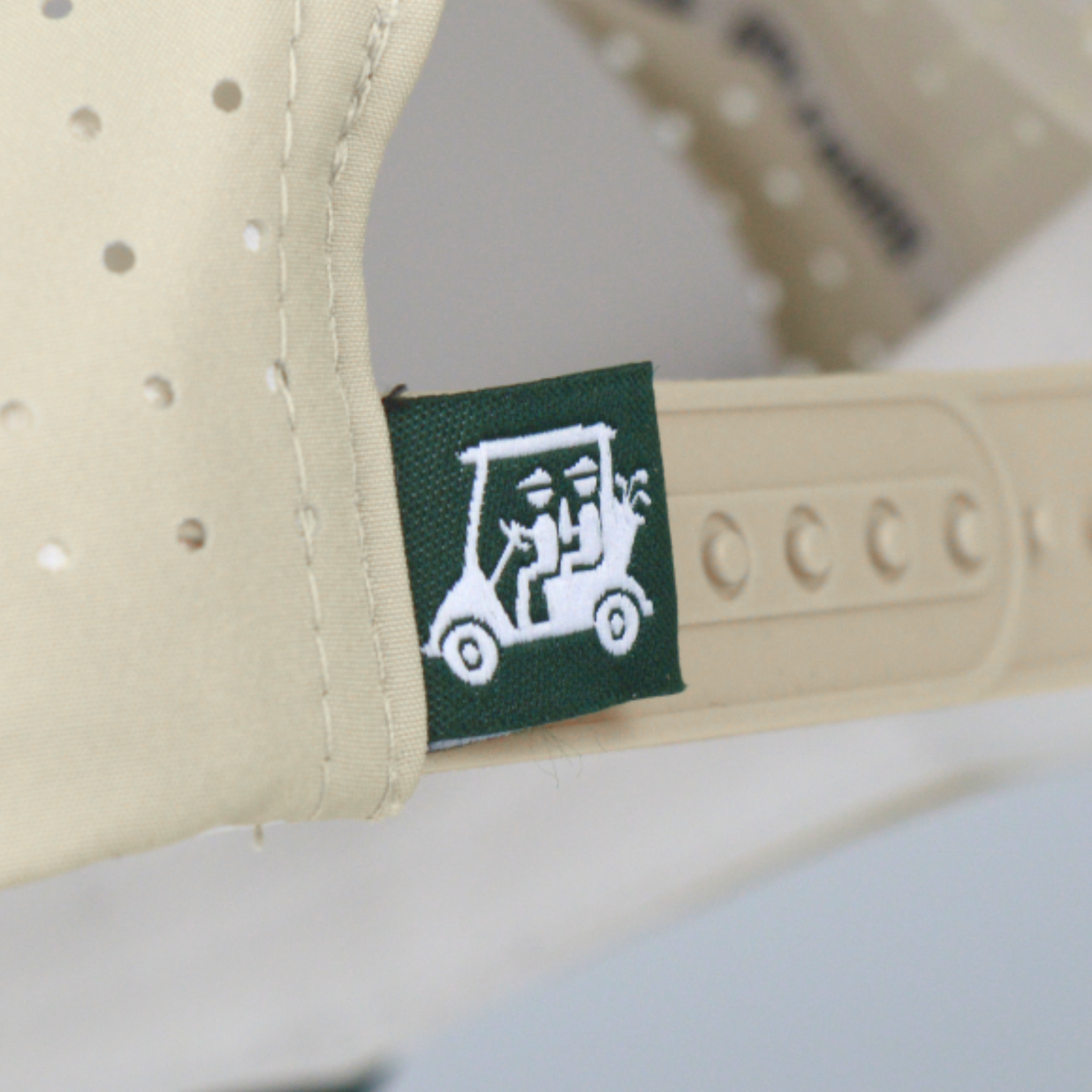 BAD DAY TO BE A GOLF BALL CAP - BEIGE/FOREST GREEN