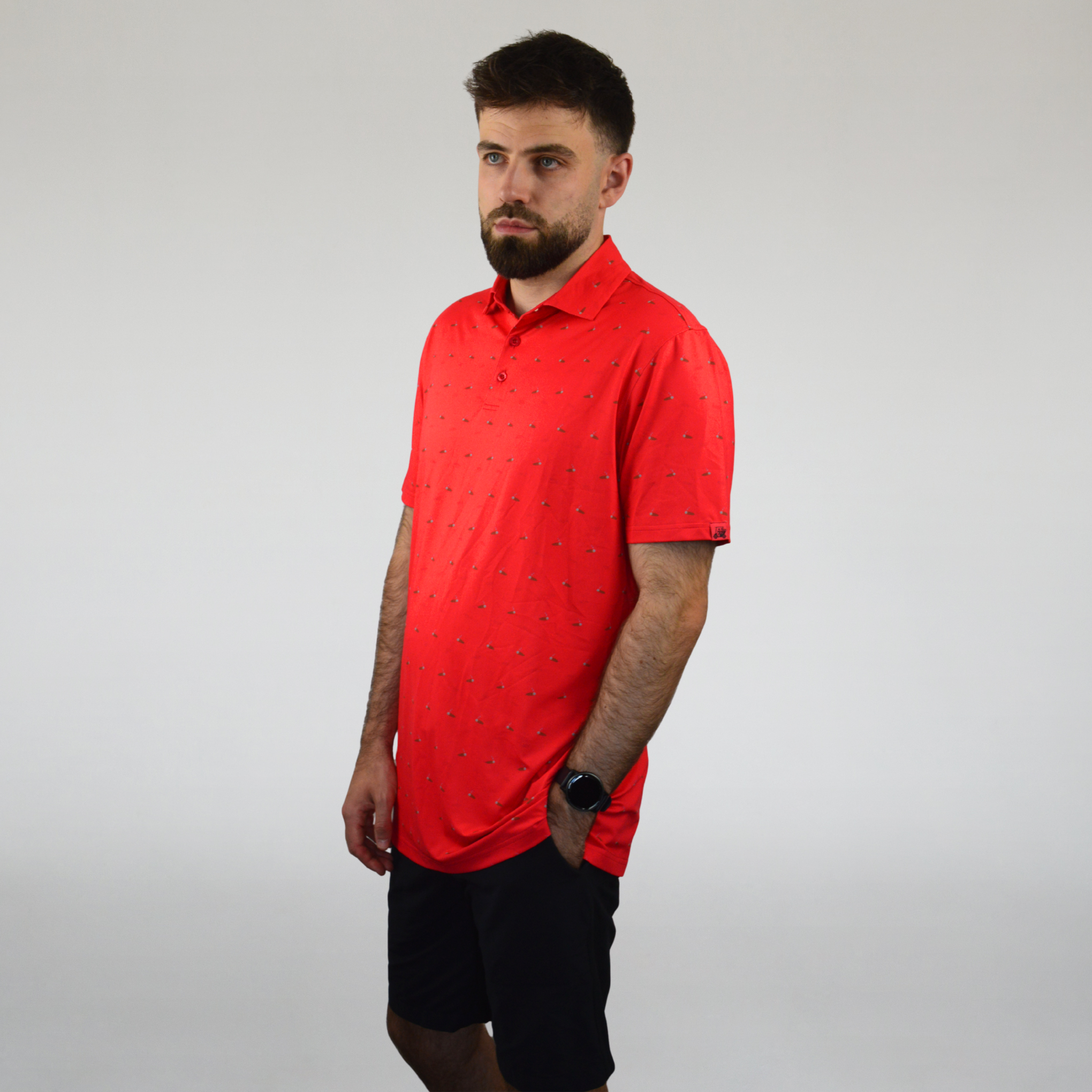 SPLIT THE G POLO - SCHWARZ