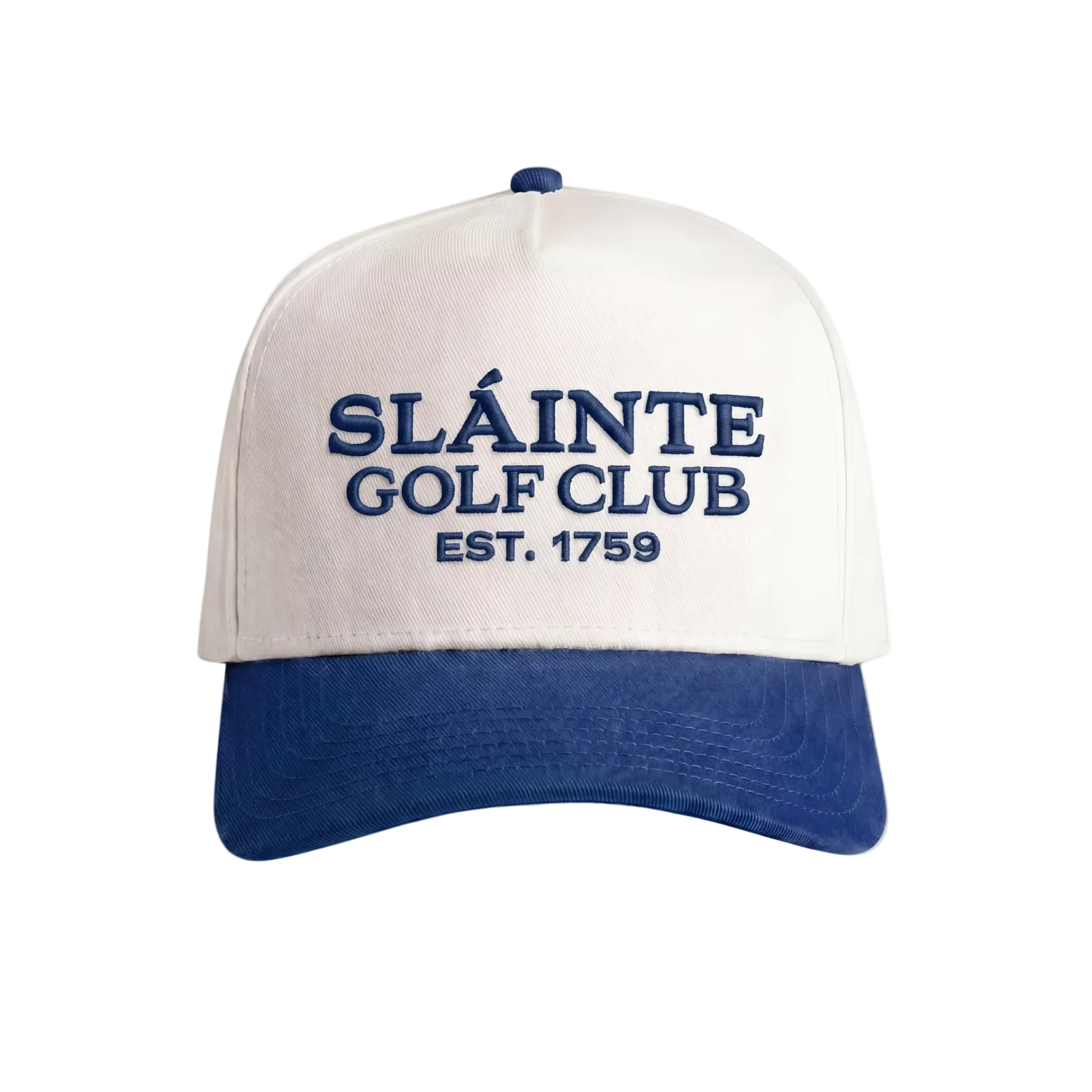 Sláinte Golf Club Cap - Natural/Blue