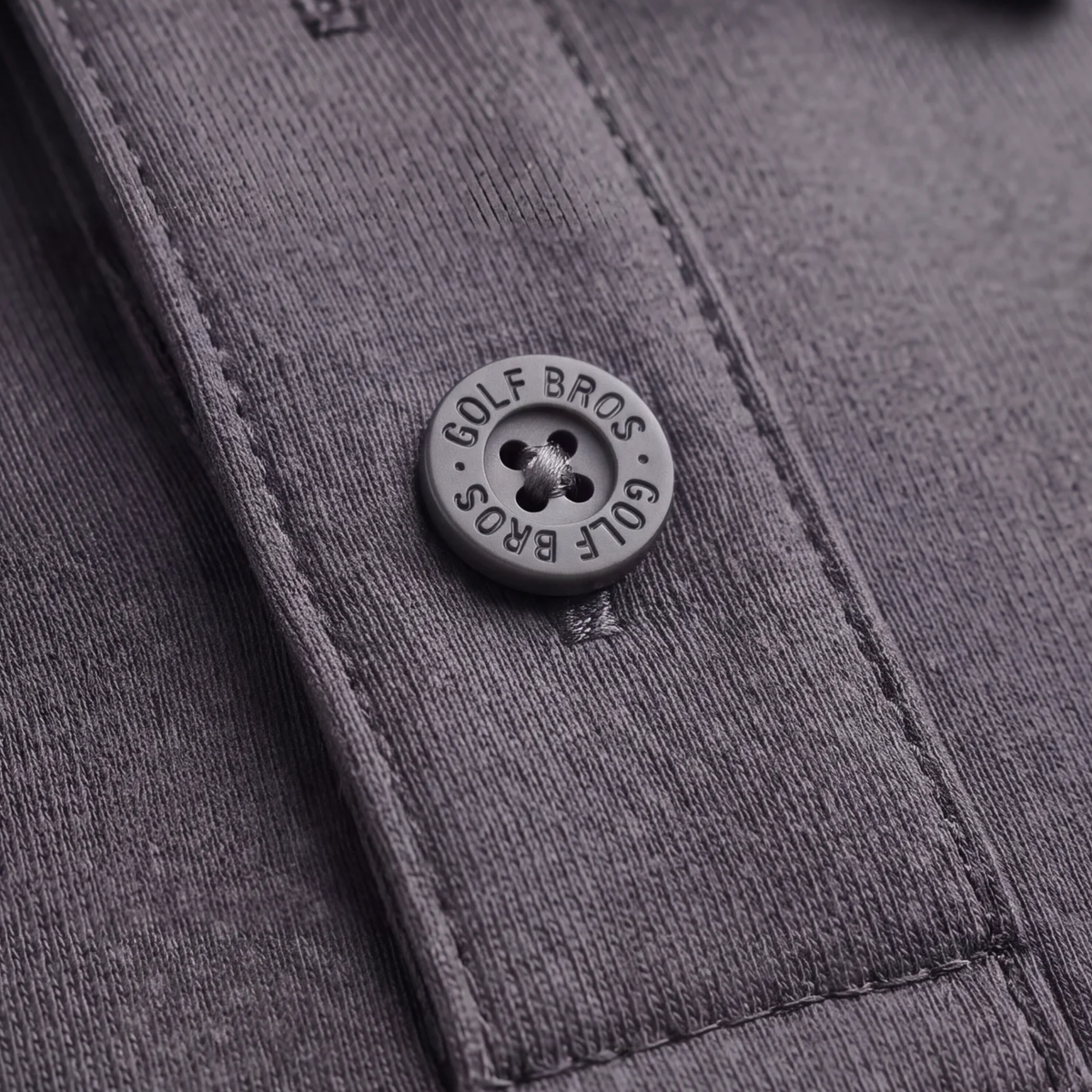 SPLIT THE TEE POLO - CARBON GREY