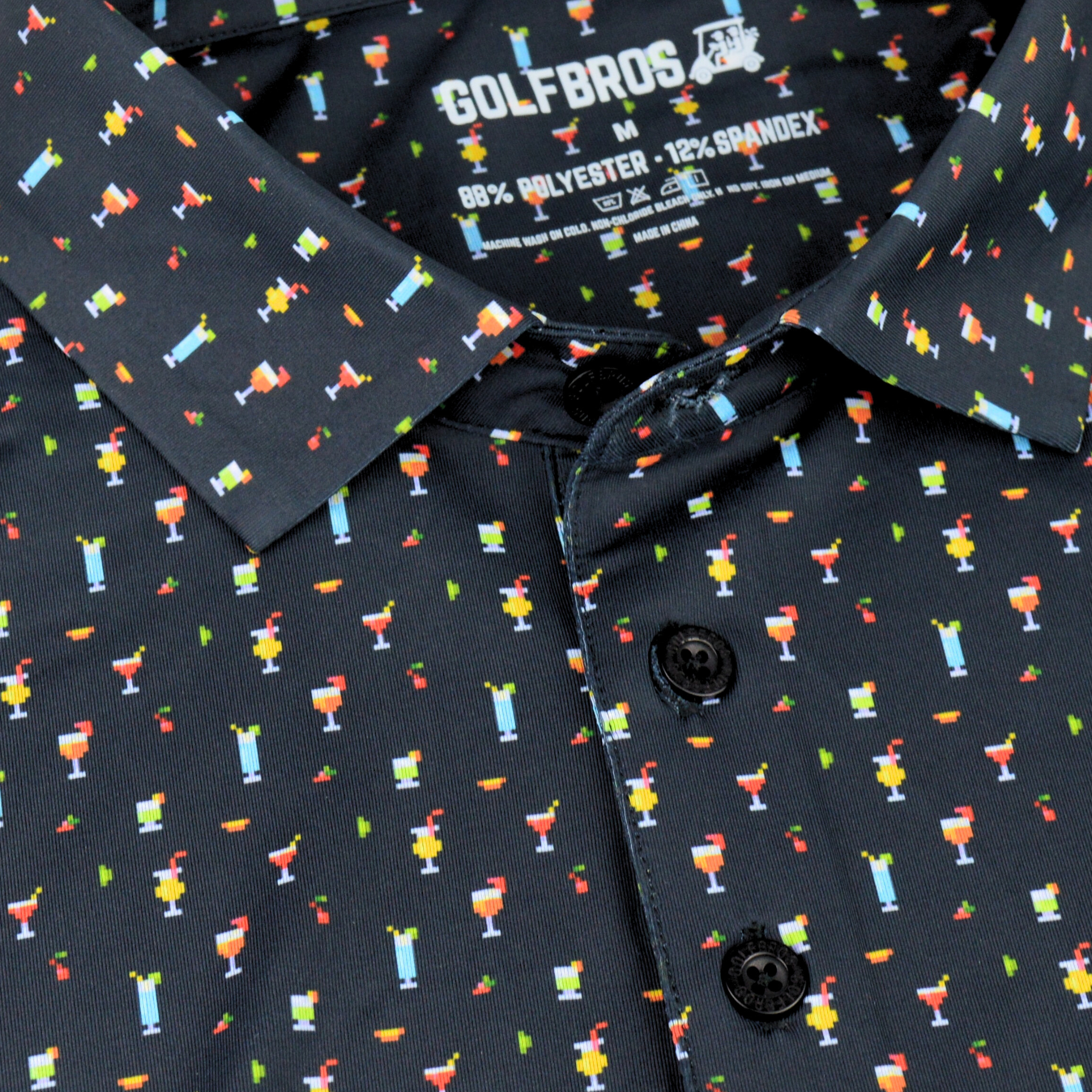 RETRO REFRESH - BLACK POLO