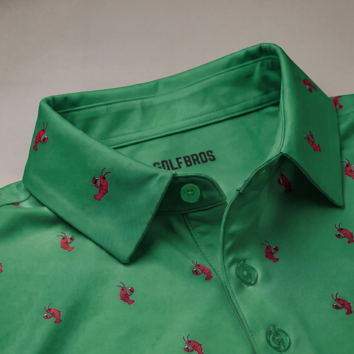 LUCKY LOBSTER POLO - IRISH GREEN