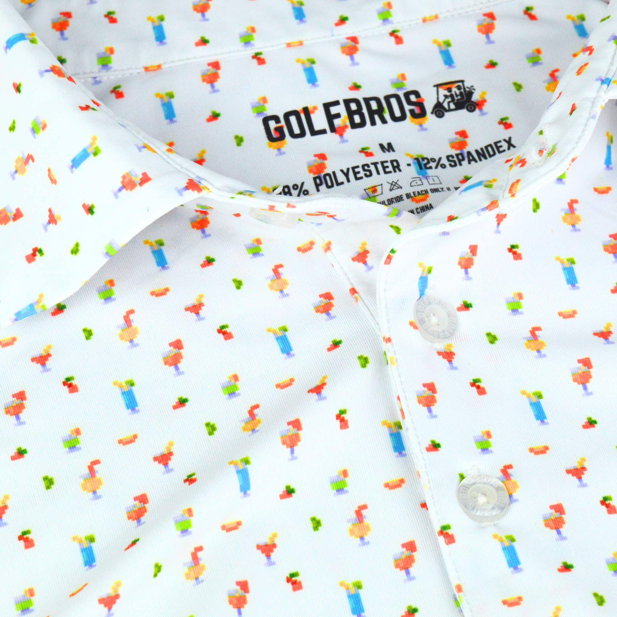RETRO REFRESH - WHITE POLO