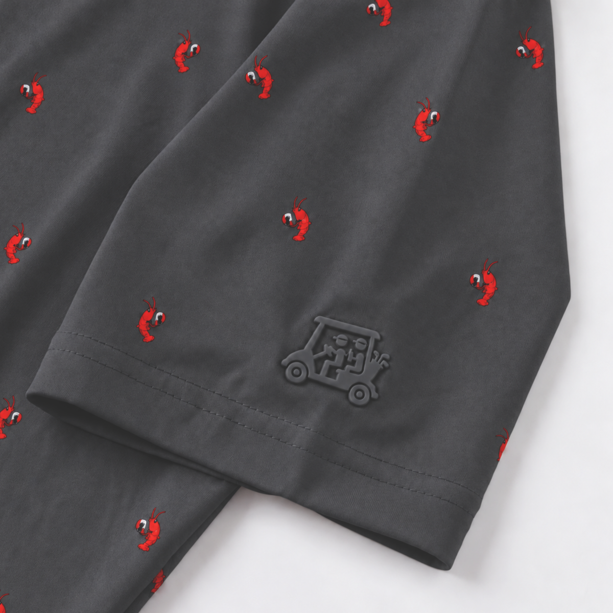 LUCKY LOBSTER POLO - CARBON GREY
