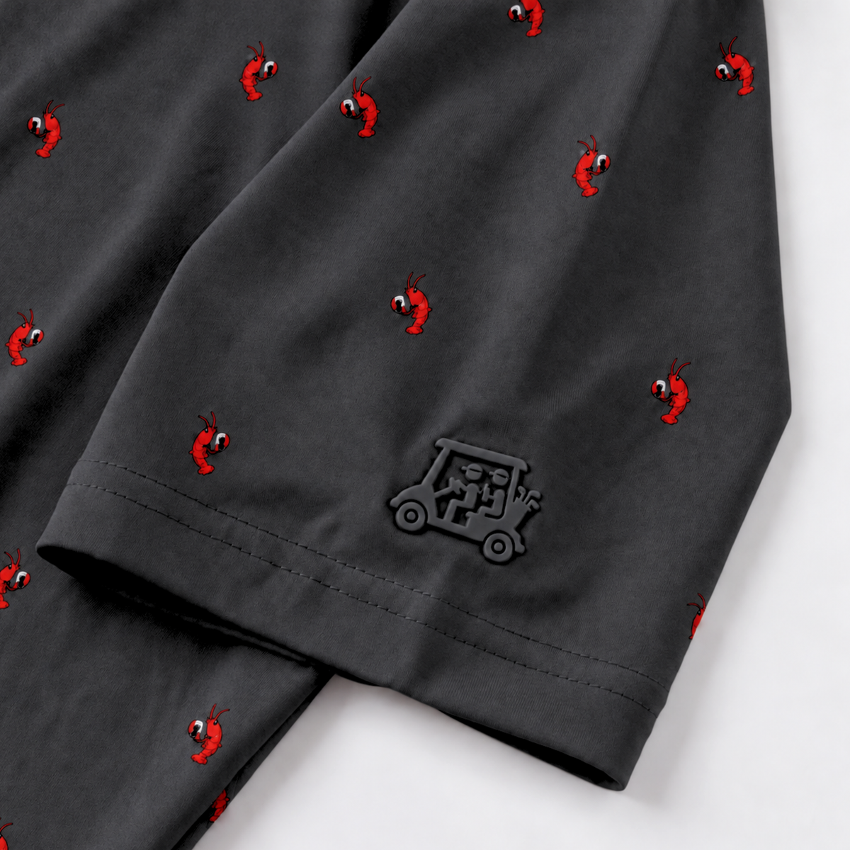 LUCKY LOBSTER POLO - BLACK