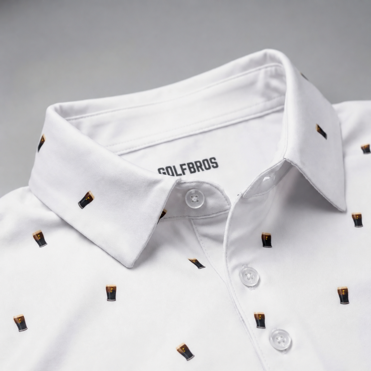 SPLIT THE G POLO - WHITE