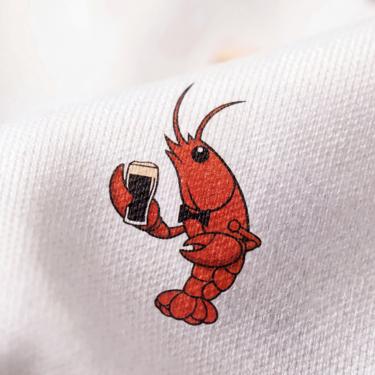 LUCKY LOBSTER POLO - WHITE