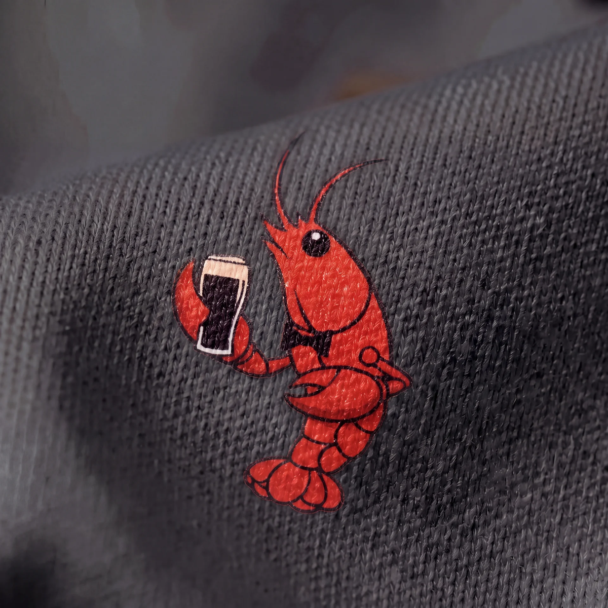 LUCKY LOBSTER POLO - CARBON GREY