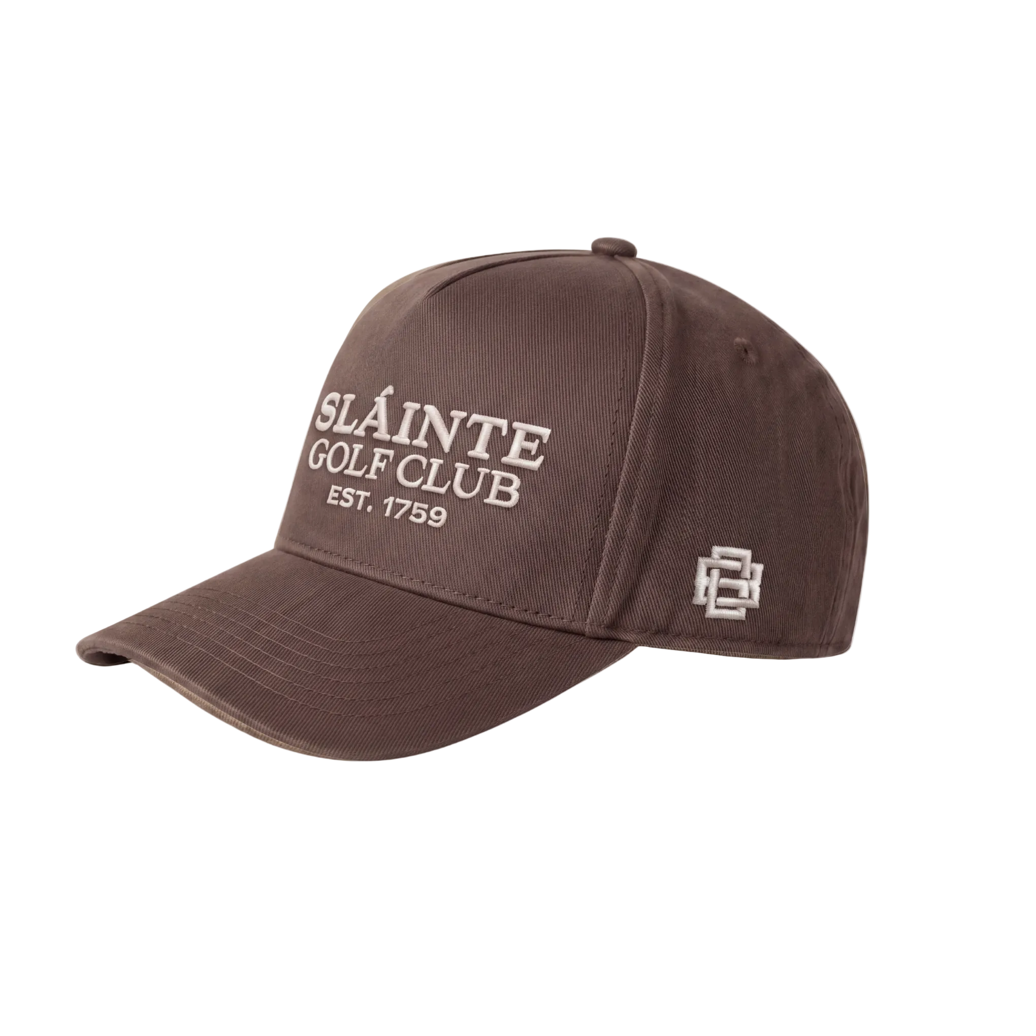 Sláinte Golf Club Cap - Brown/Cream