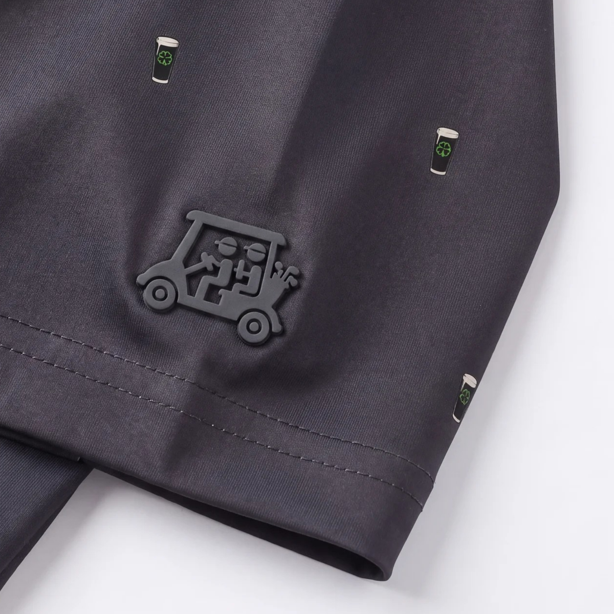 CREAMY CLOVER POLO - CARBON GREY