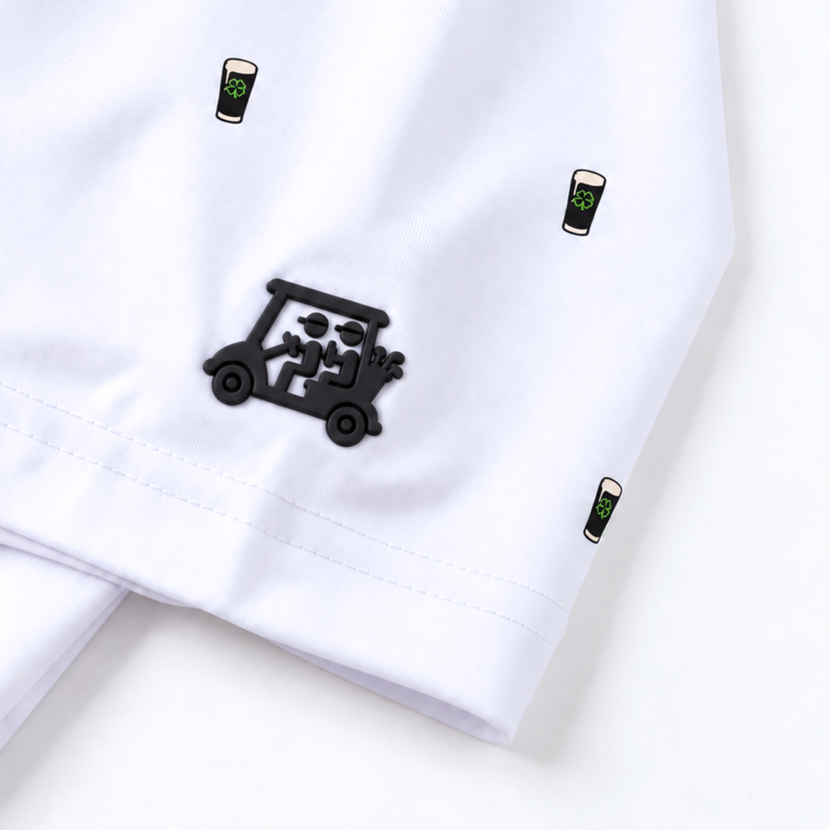 CREAMY CLOVER POLO - WHITE