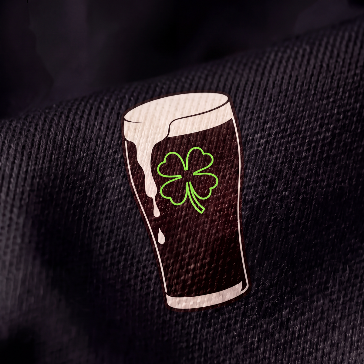 CREAMY CLOVER POLO - BLACK