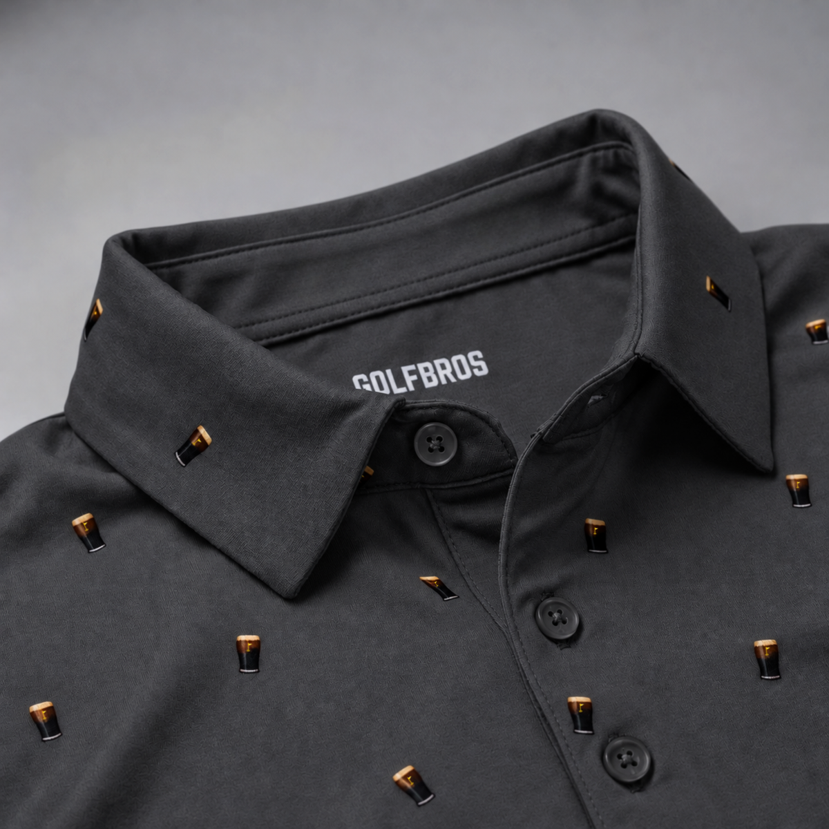 SPLIT THE G WOMENS POLO - CARBON GREY
