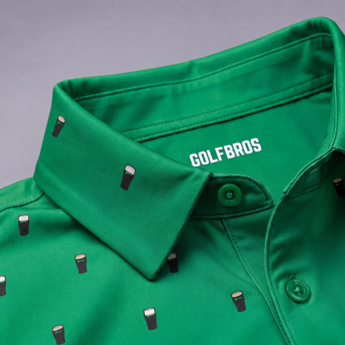 SPLIT THE TEE POLO - IRISH GREEN