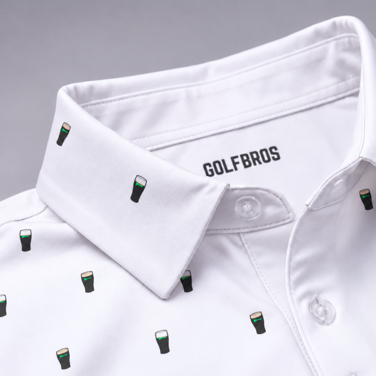 SPLIT THE TEE POLO - WHITE