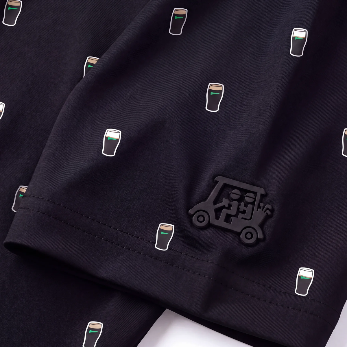 SPLIT THE TEE POLO - BLACK
