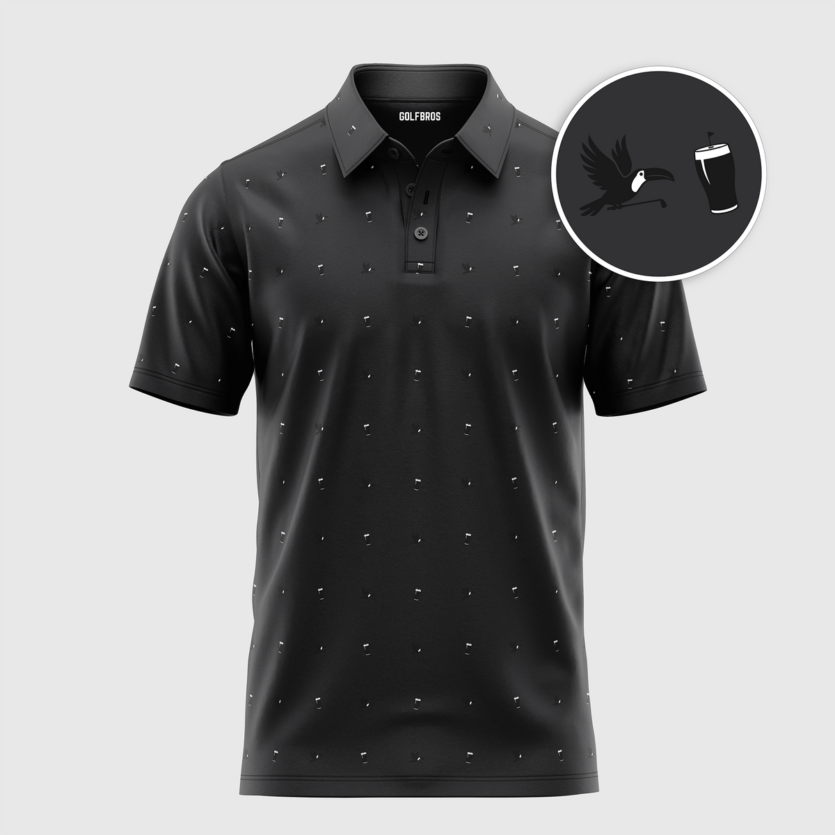 TOUCAN THIEF POLO - BLACK