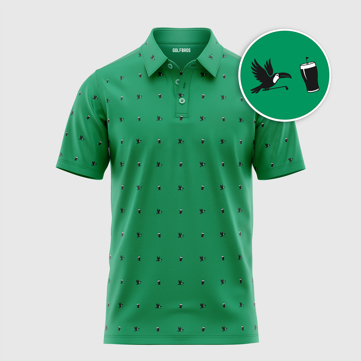 TOUCAN THIEF POLO - IRISH GREEN