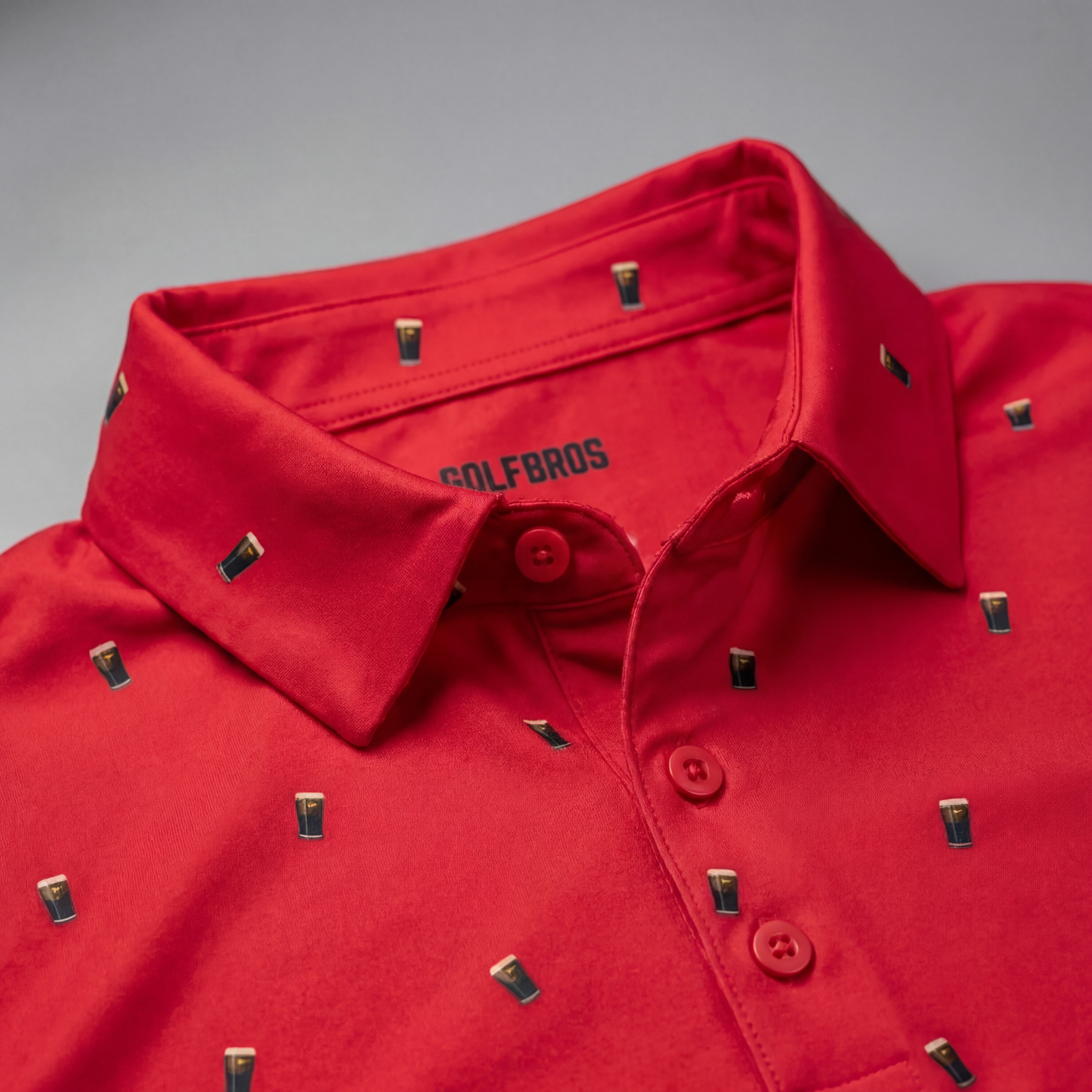 SPLIT THE G - RED POLO