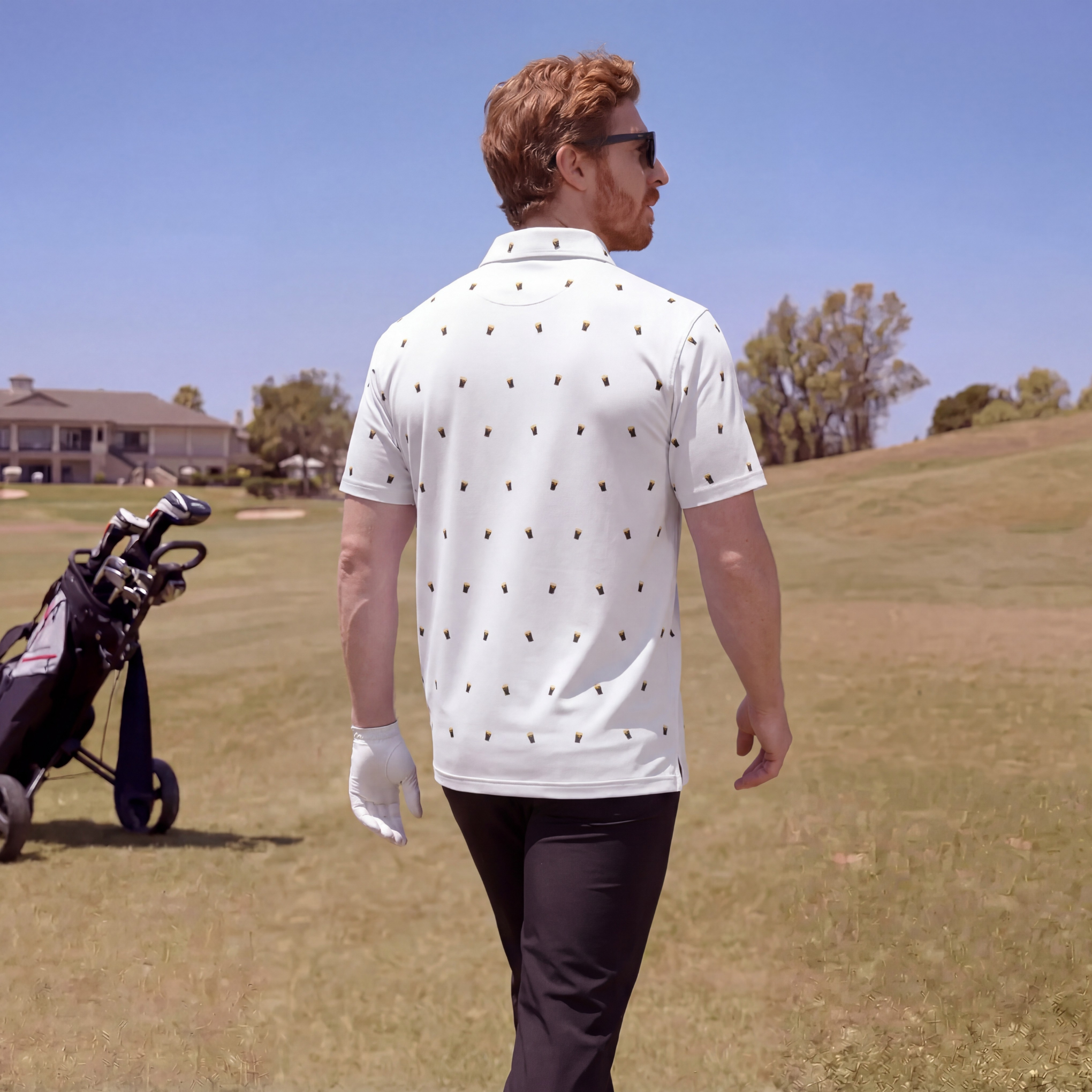 SPLIT THE G - WHITE POLO