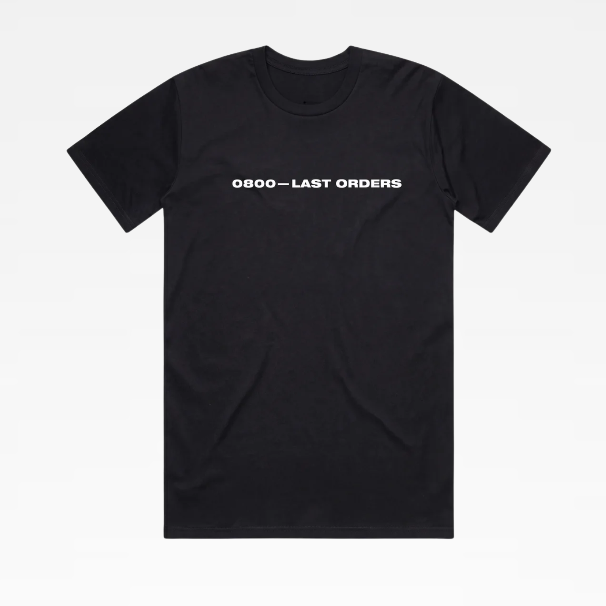 LAST ORDERS TEE - BLACK