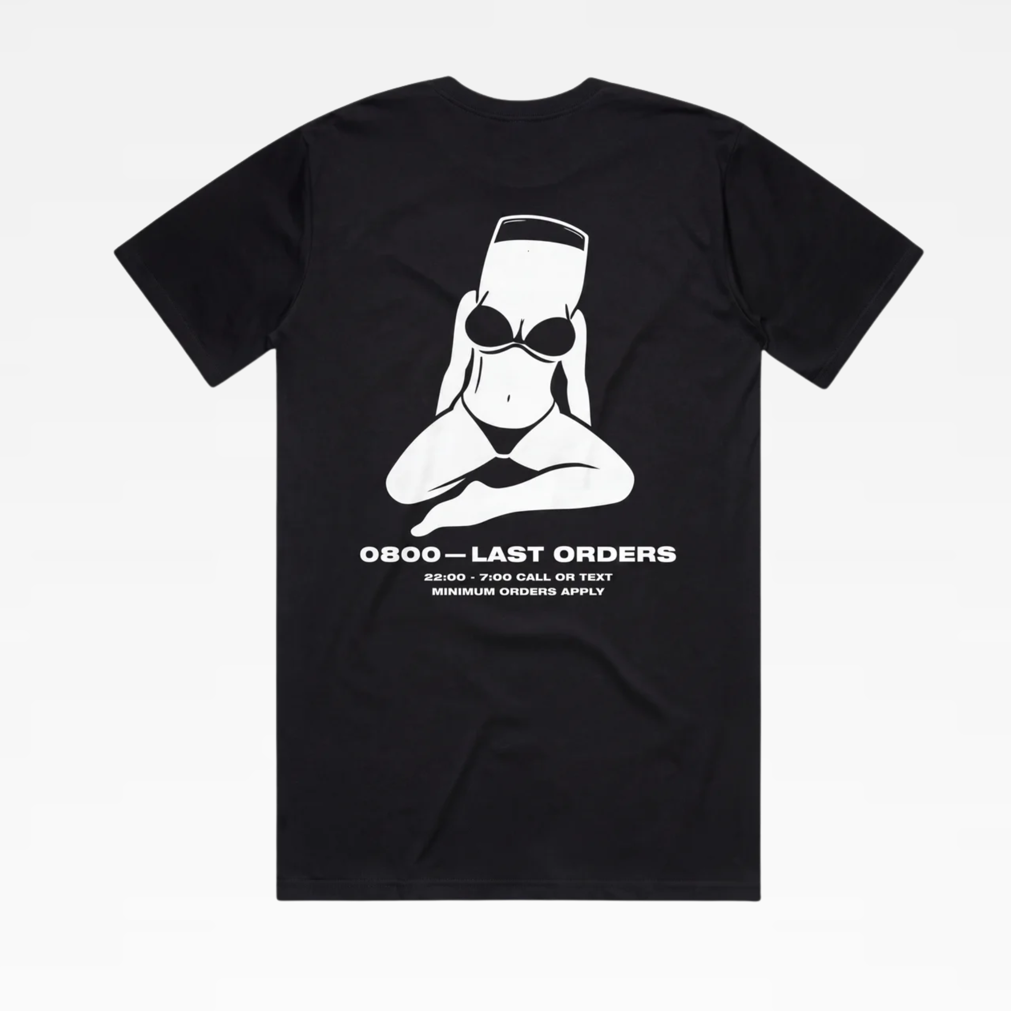LAST ORDERS TEE - BLACK