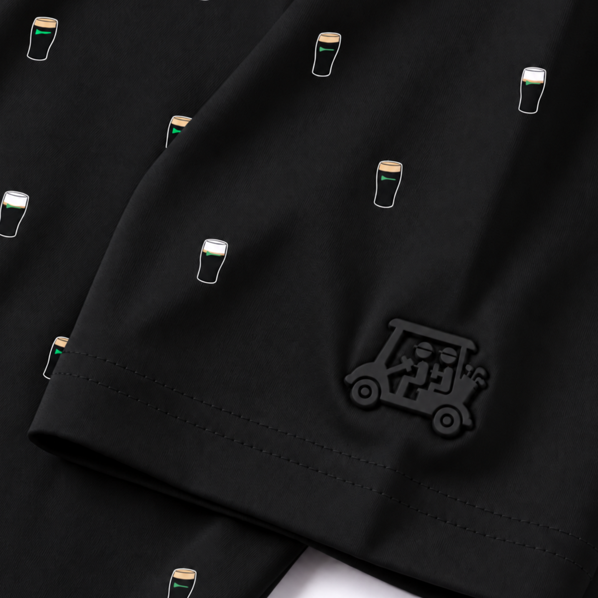 SPLIT THE TEE POLO - BLACK