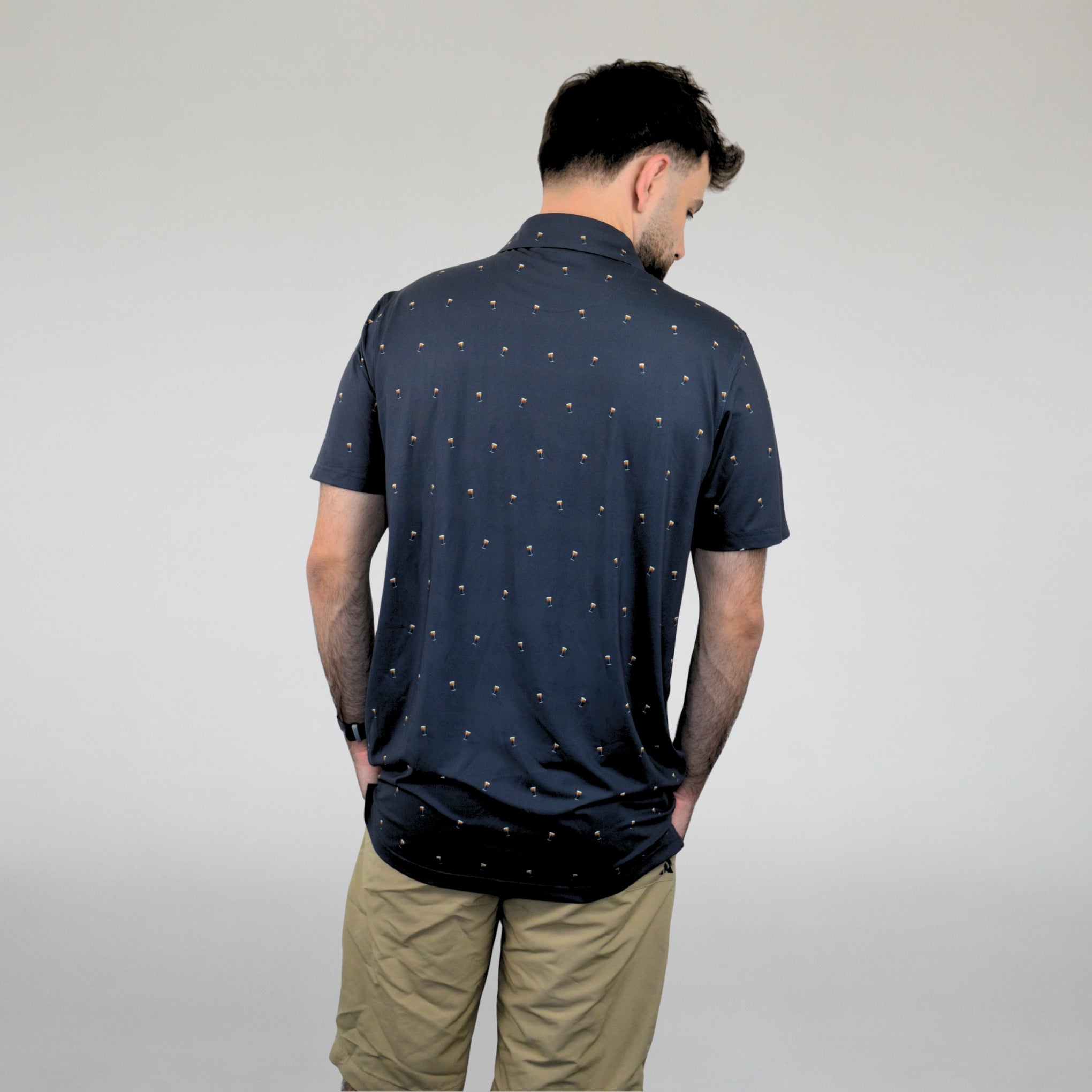 SPLIT THE G POLO - SCHWARZ