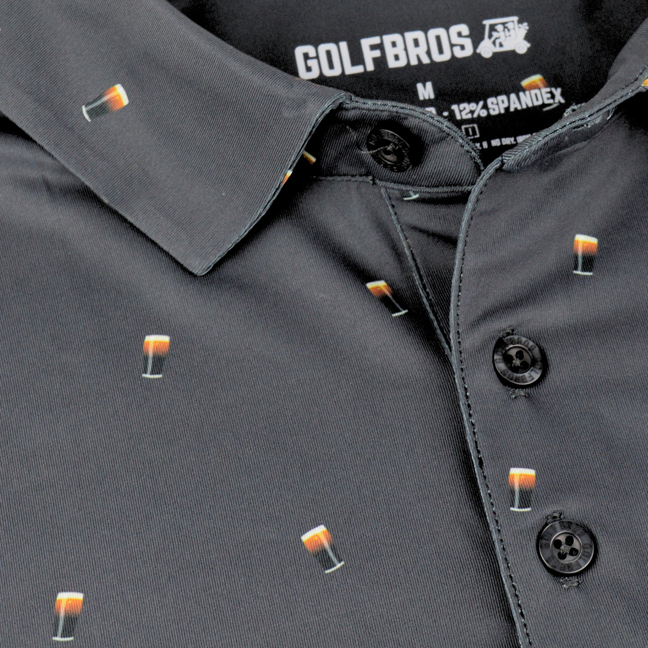SPLIT THE G POLO - SCHWARZ
