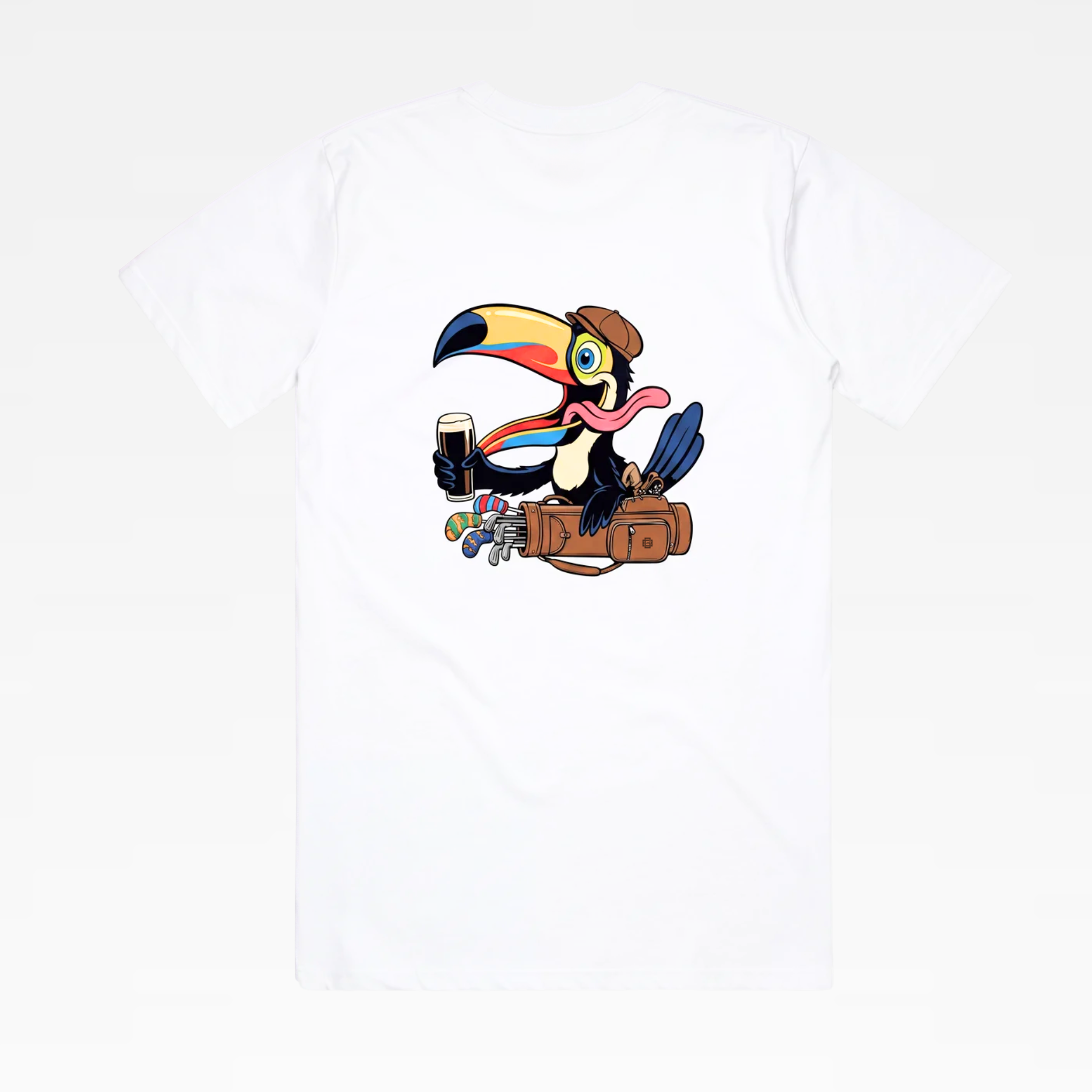 TIPSY TOUCAN TEE - WHITE
