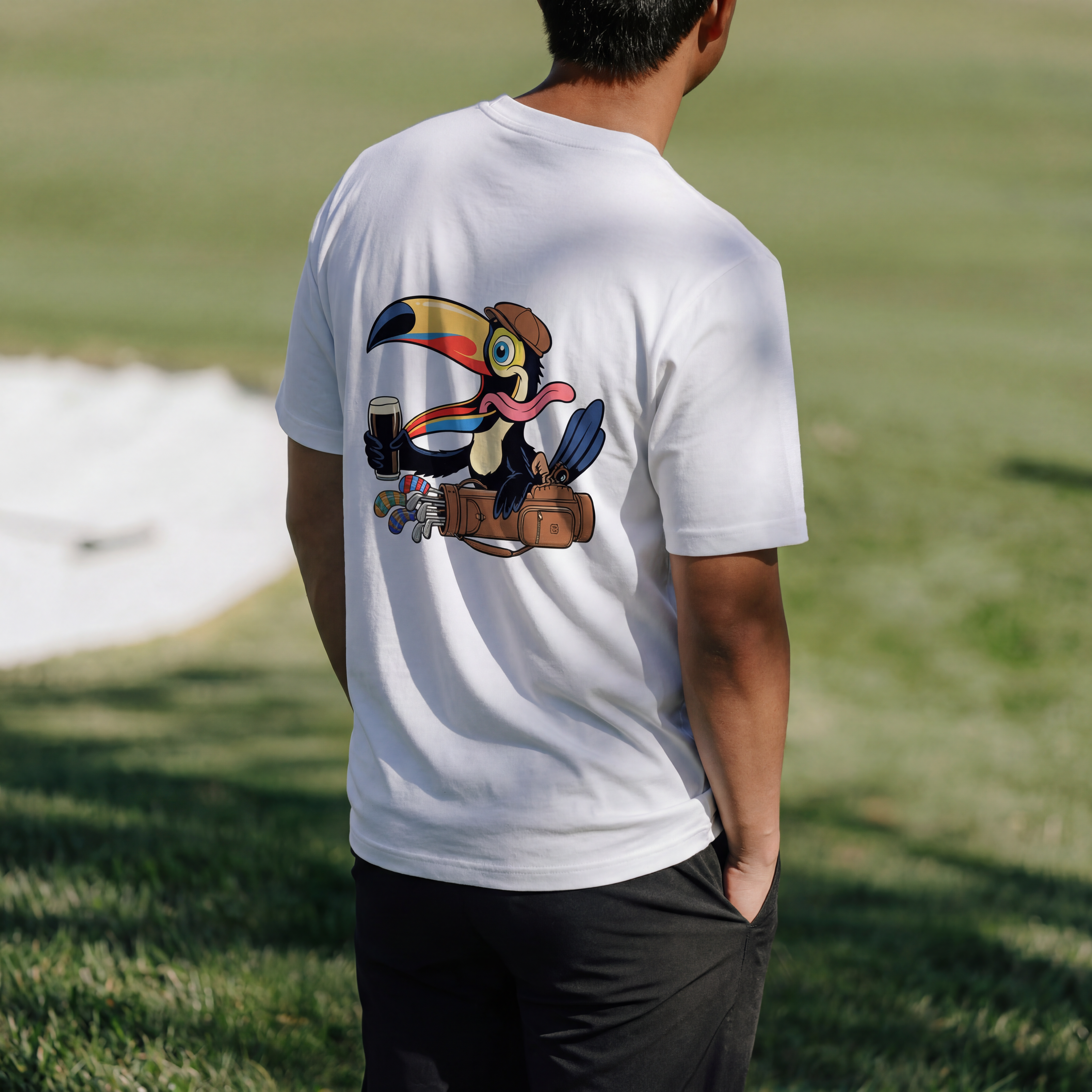 TIPSY TOUCAN TEE - WHITE