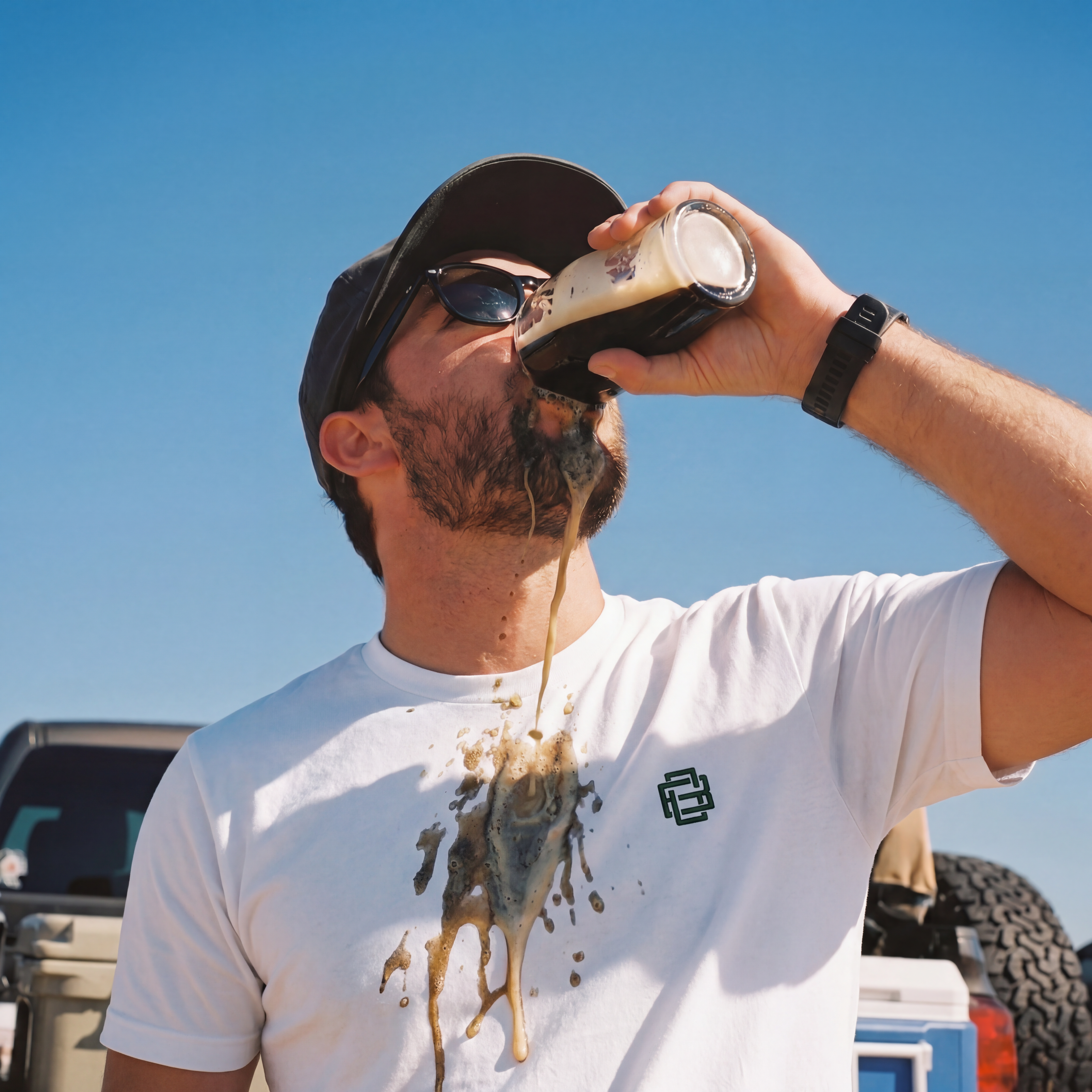 TIPSY TOUCAN TEE - WHITE