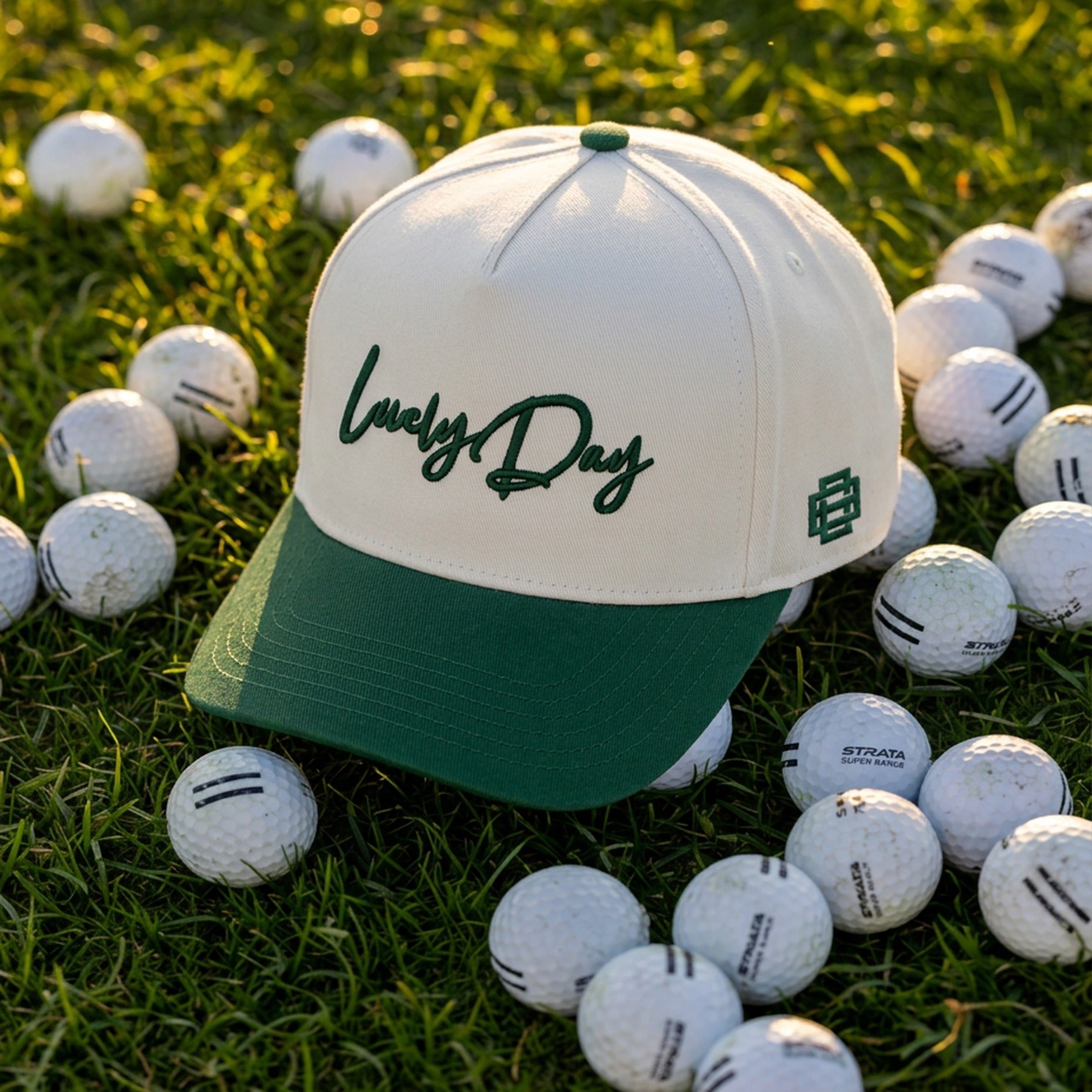 Lovely Day Cap - Natural/Green