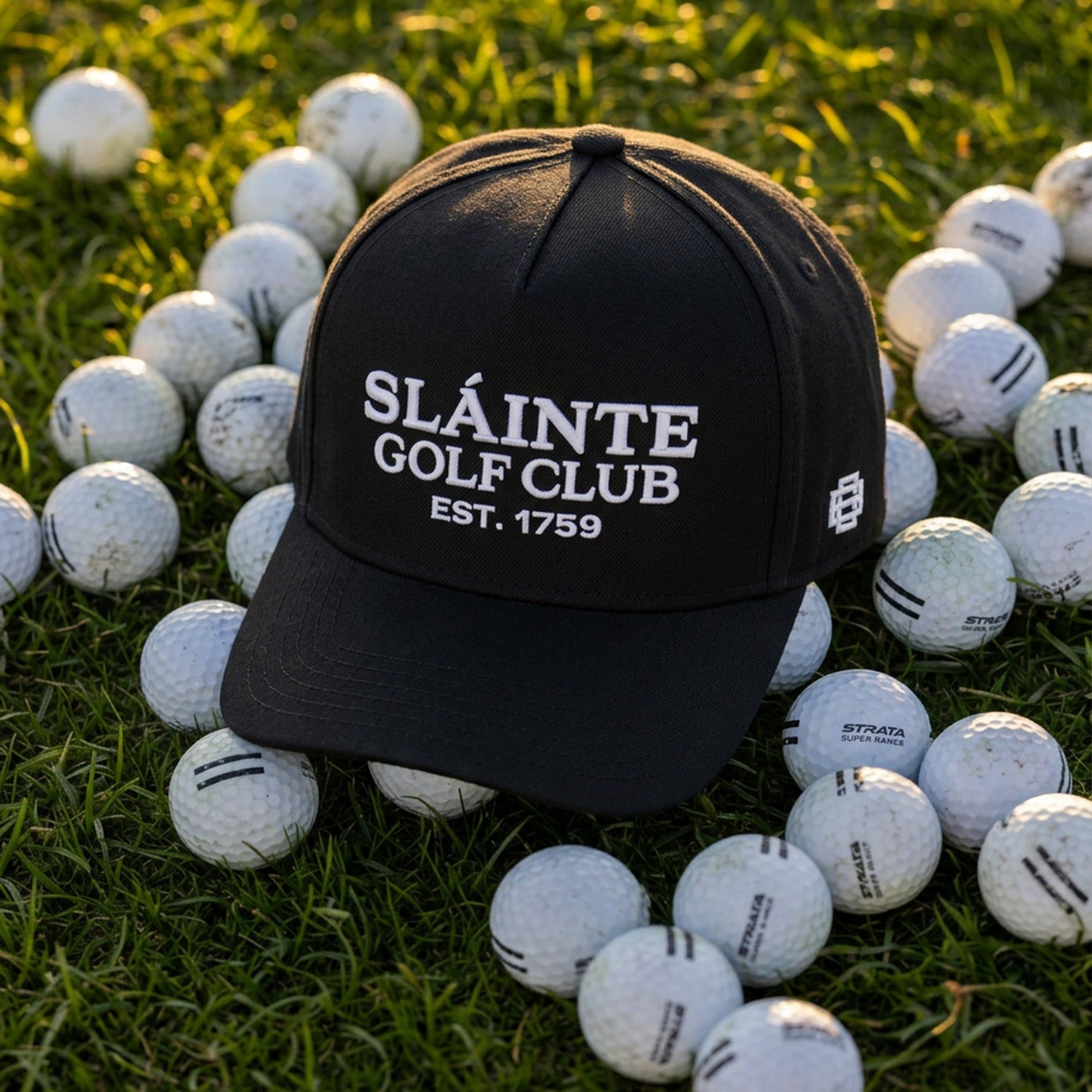 Sláinte Golf Club Cap - Black