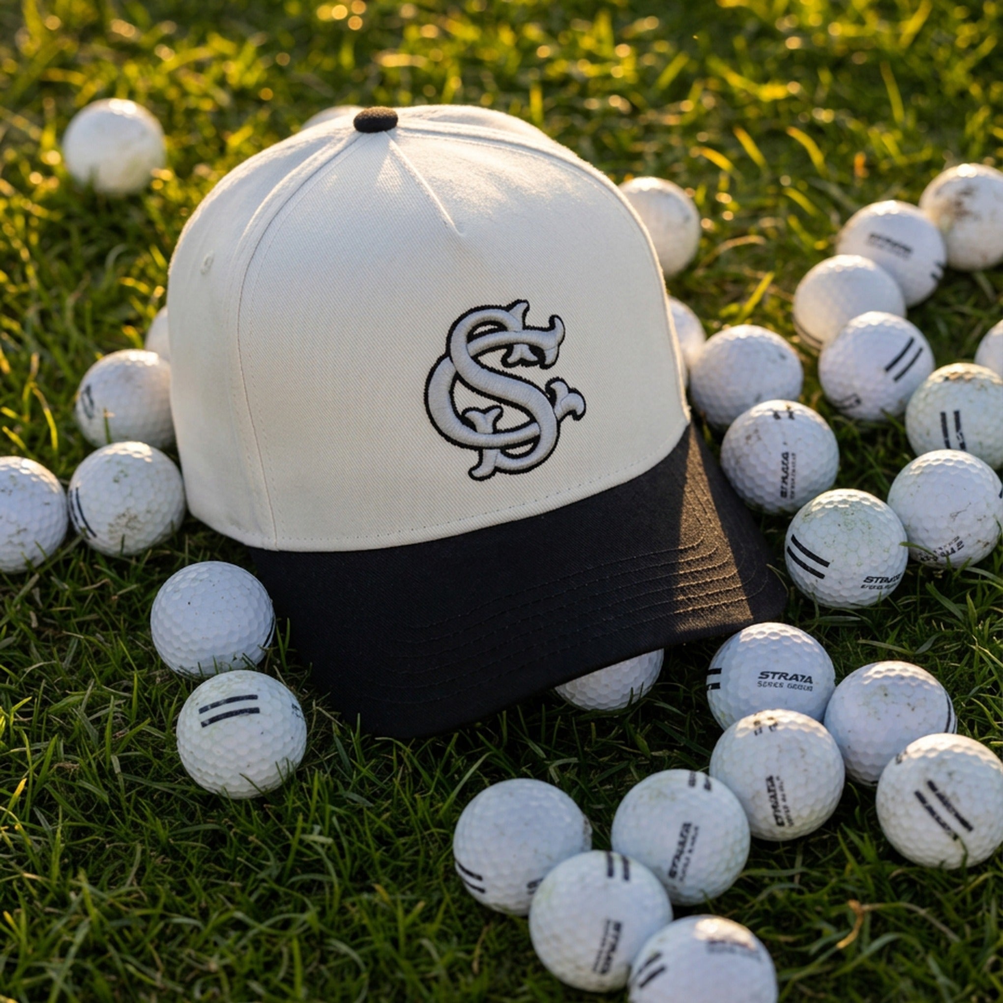 Sláinte Club Logo Cap - Natural/Black